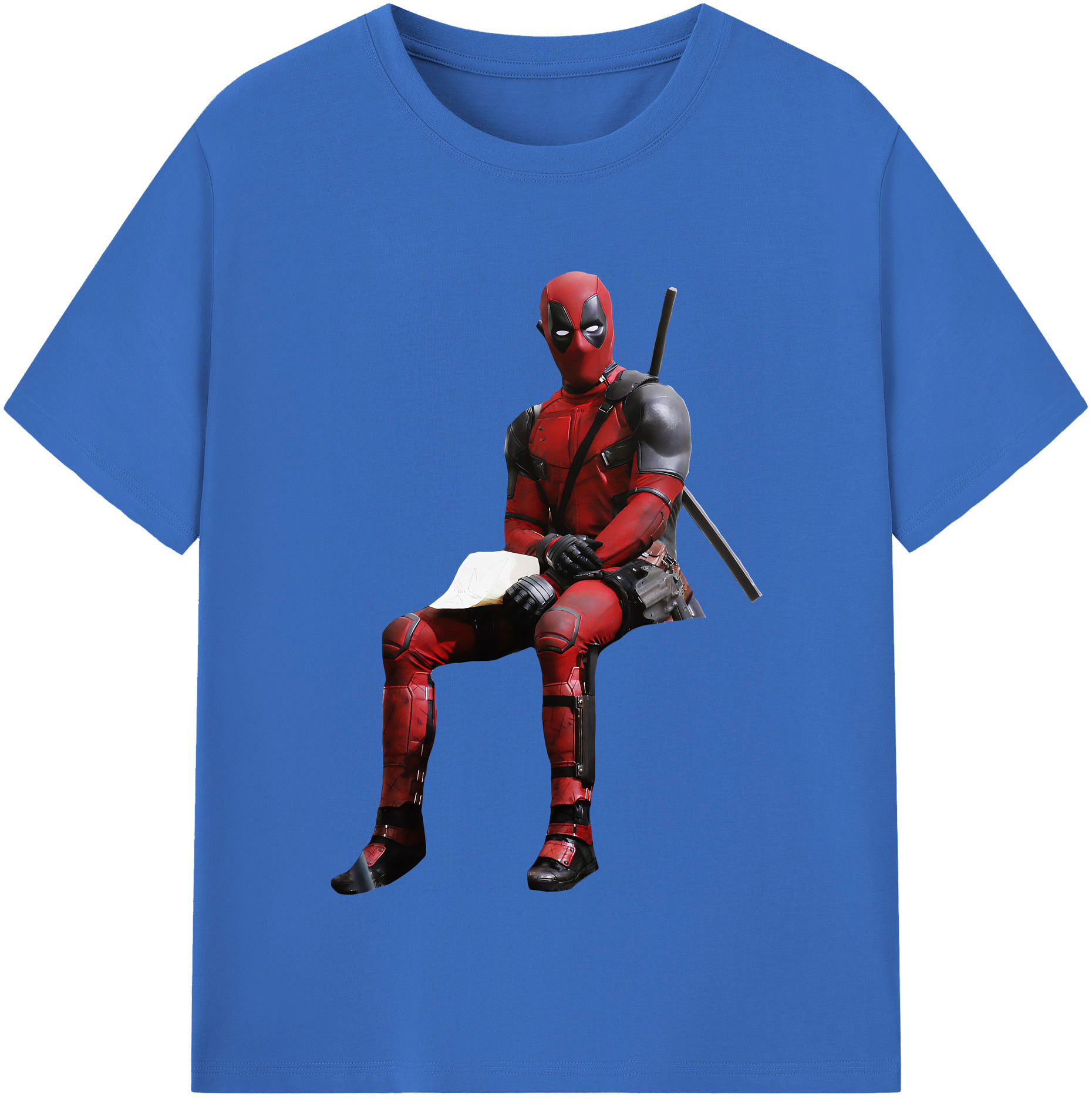 （画像用） Deadpool デッドプール 綿100％半袖Tシャツ（フロントプリント）