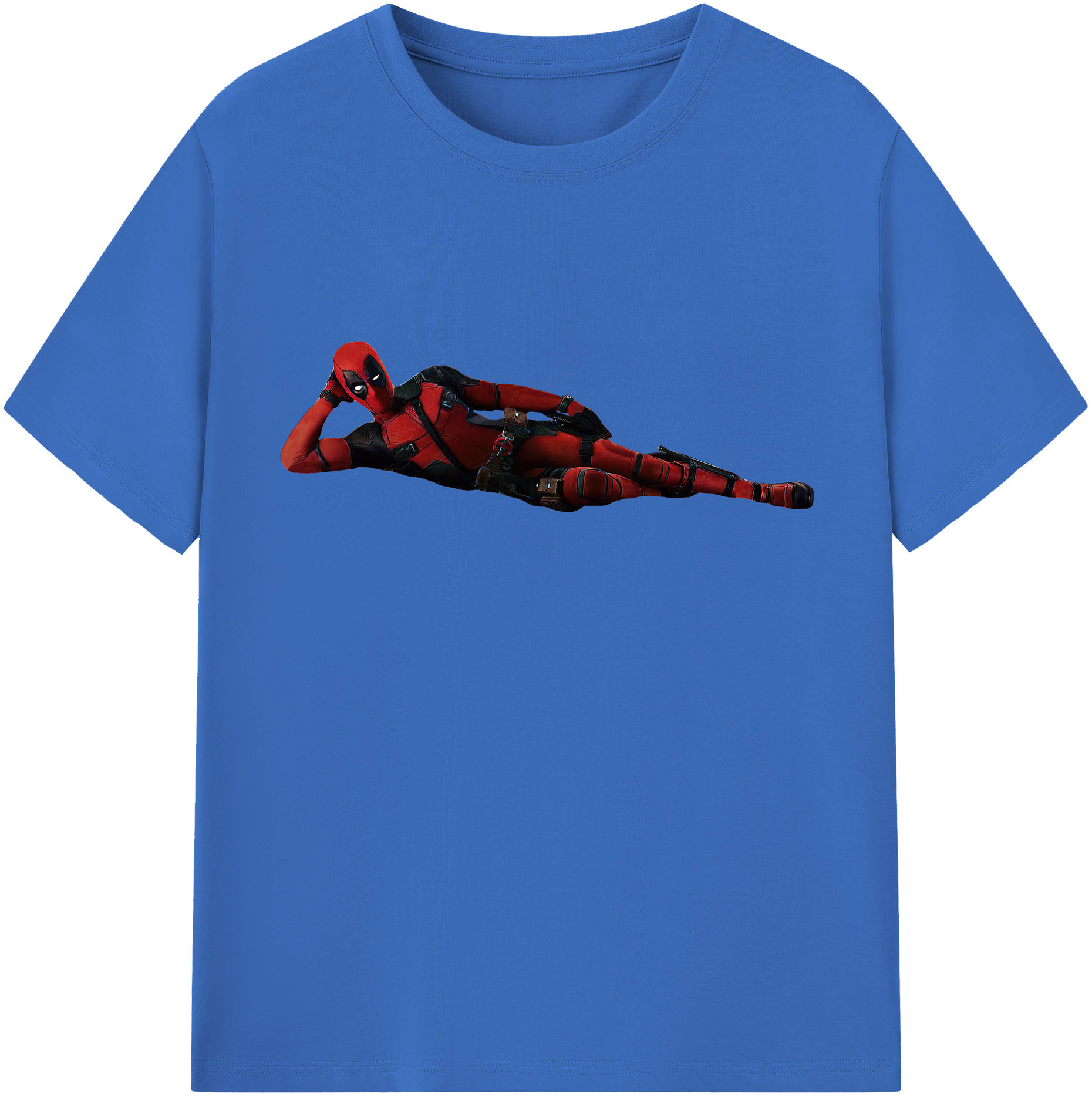 （画像用） Deadpool デッドプール 綿100％半袖Tシャツ（フロントプリント）