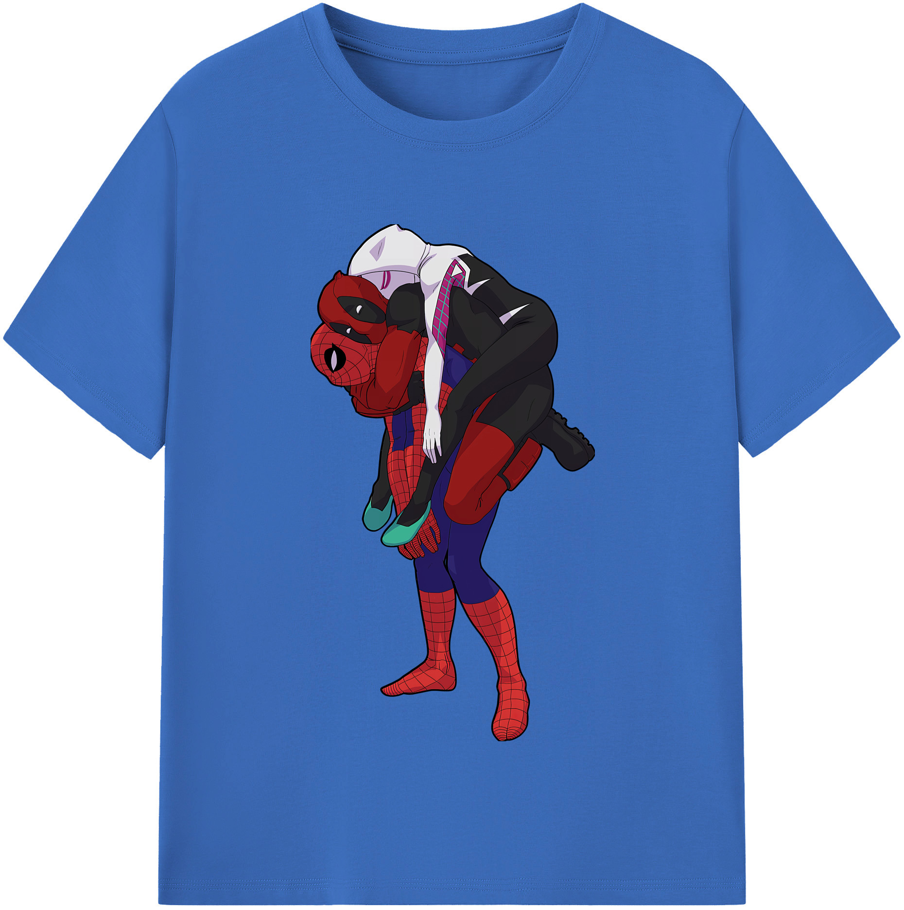 （画像用） Deadpool デッドプール 綿100％半袖Tシャツ（フロントプリント）