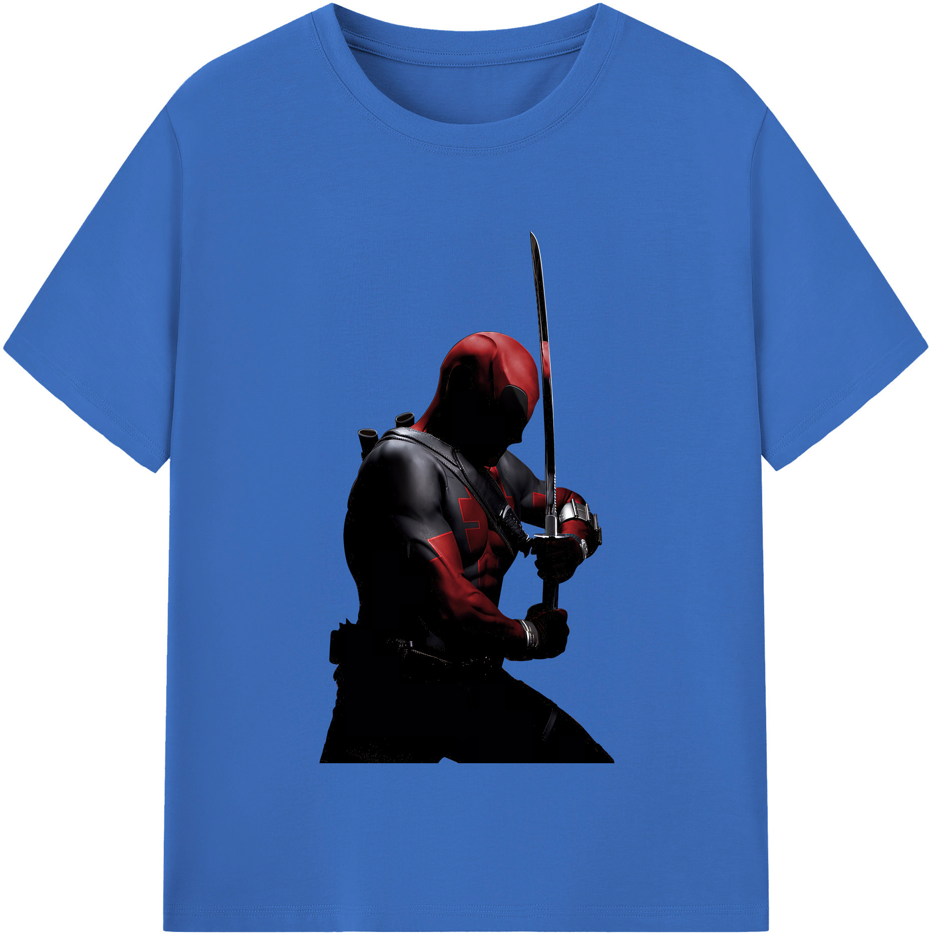 （画像用） Deadpool デッドプール 綿100％半袖Tシャツ（フロントプリント）