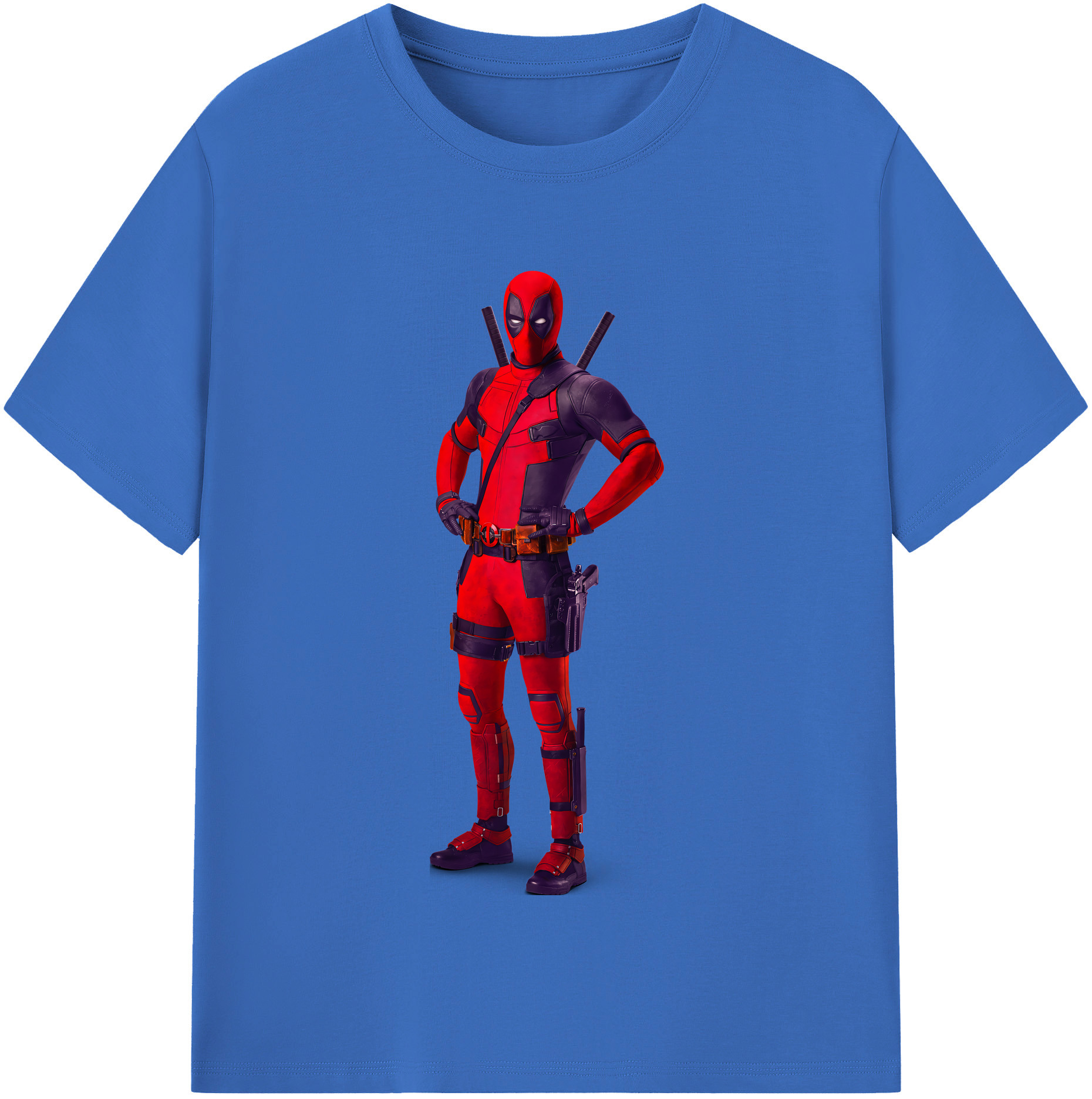 （画像用） Deadpool デッドプール 綿100％半袖Tシャツ（フロントプリント）