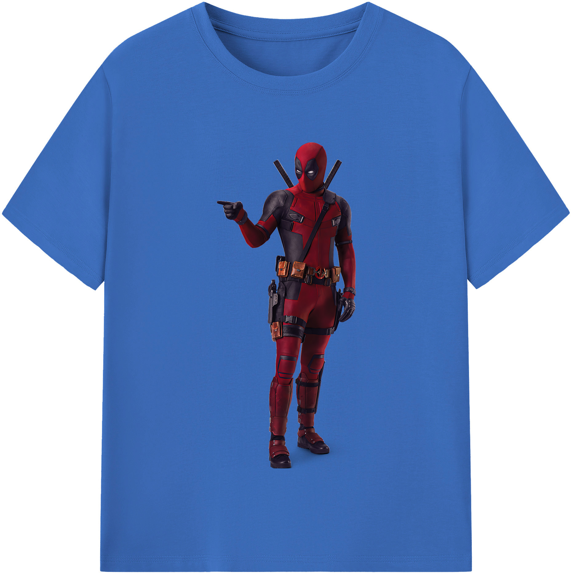 （画像用） Deadpool デッドプール 綿100％半袖Tシャツ（フロントプリント）
