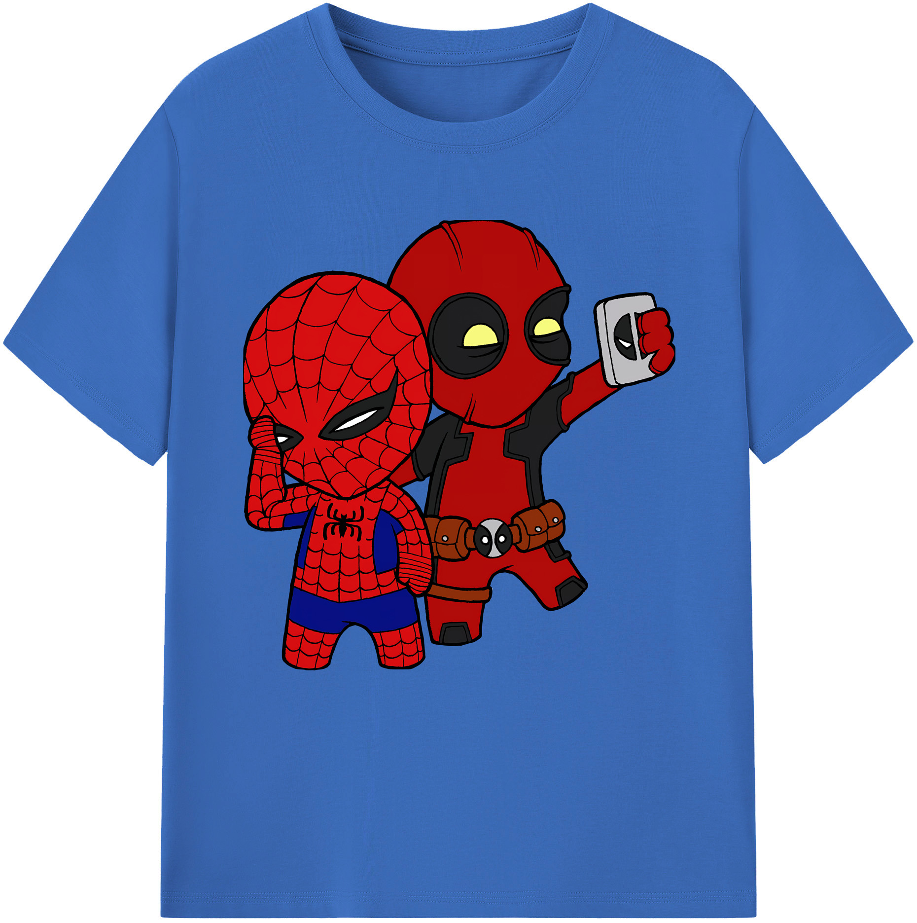 （画像用） Deadpool デッドプール 綿100％半袖Tシャツ（フロントプリント）