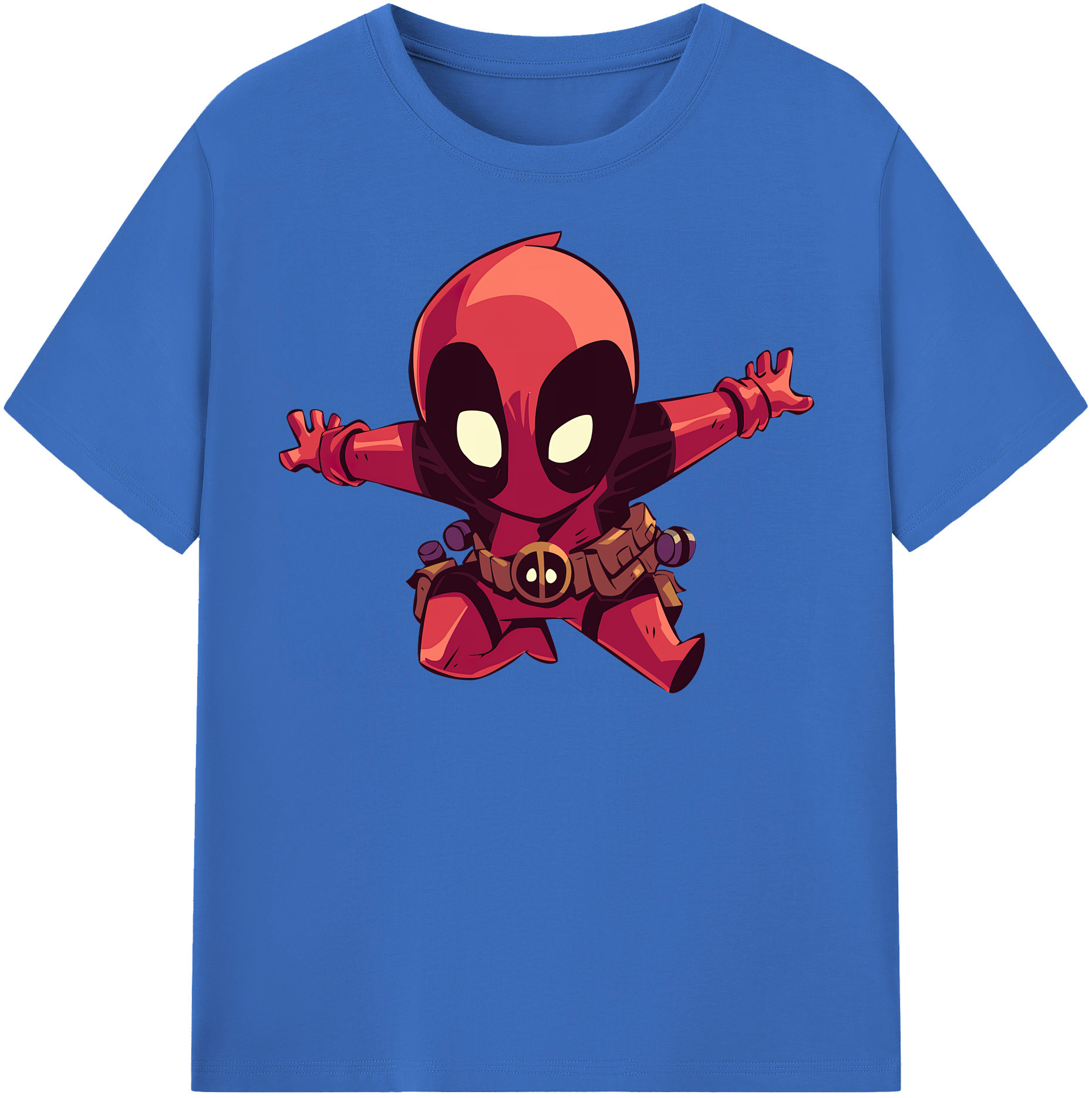 （画像用） Deadpool デッドプール 綿100％半袖Tシャツ（フロントプリント）