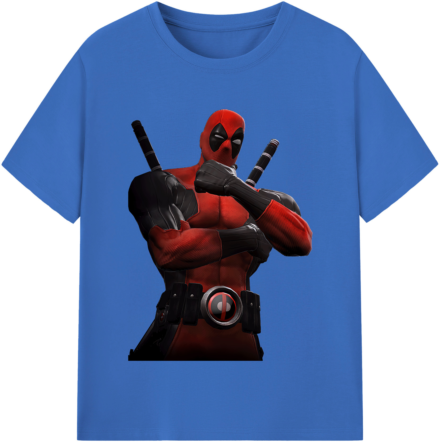 （画像用） Deadpool デッドプール 綿100％半袖Tシャツ（フロントプリント）
