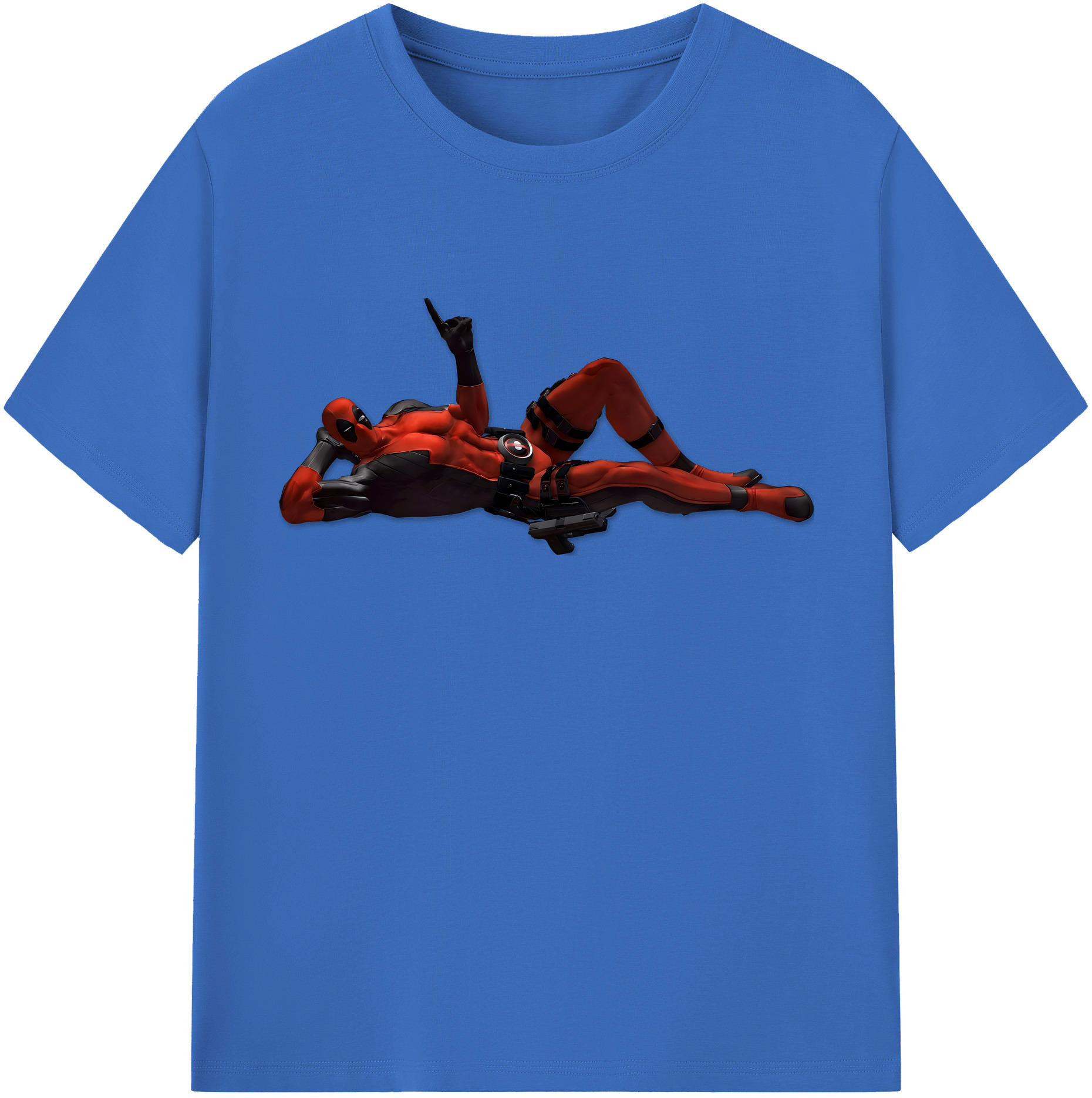 （画像用） Deadpool デッドプール 綿100％半袖Tシャツ（フロントプリント）