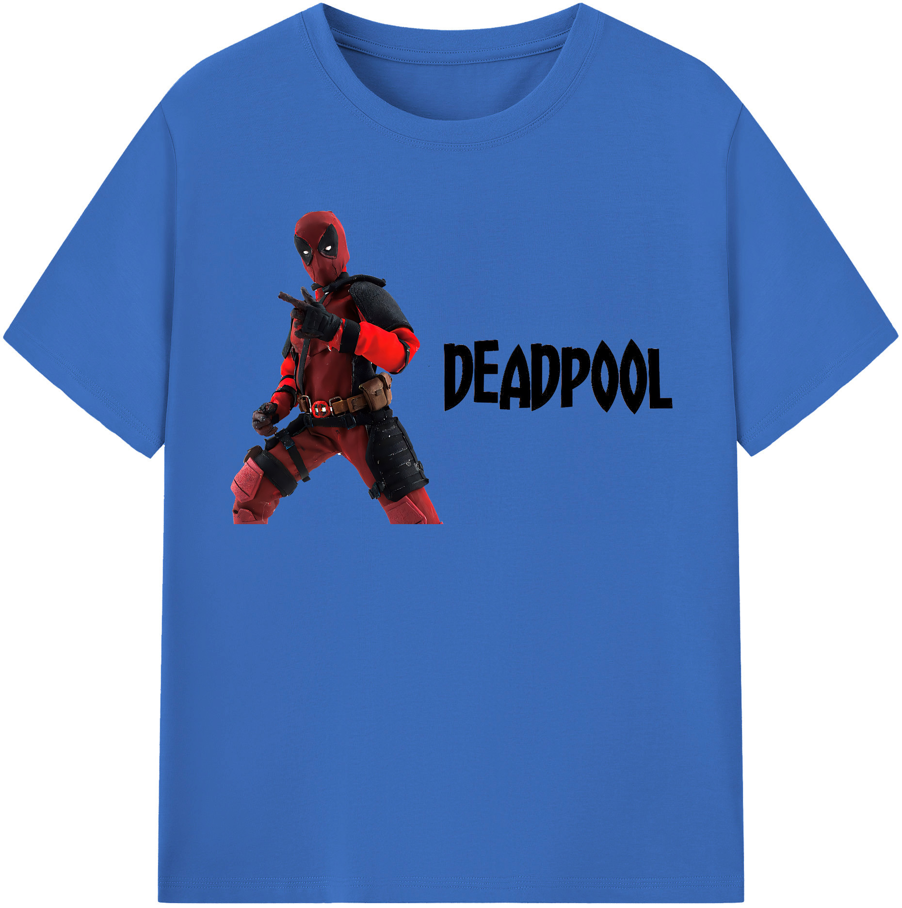 （画像用） Deadpool デッドプール 綿100％半袖Tシャツ（フロントプリント）