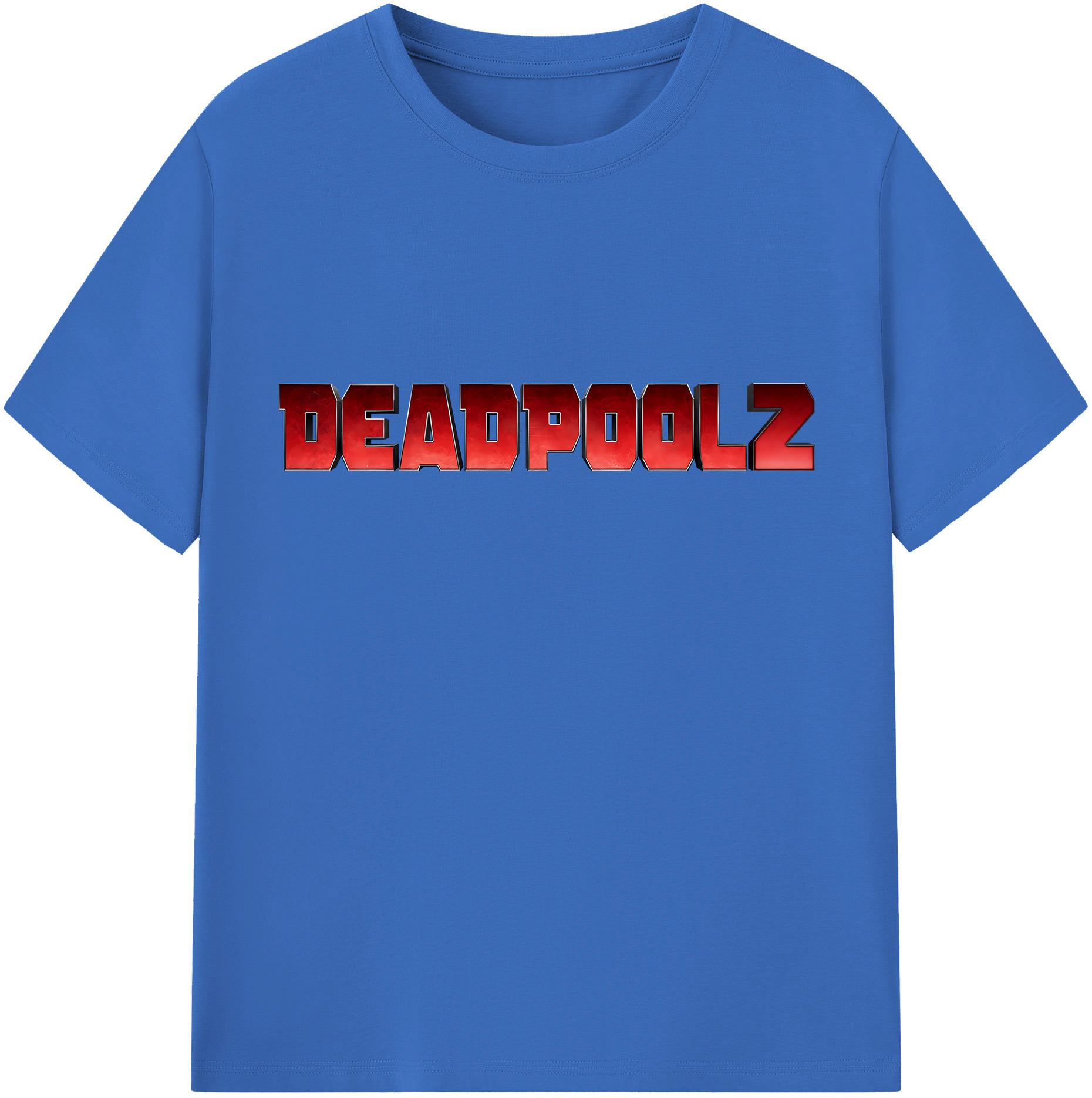 （画像用） Deadpool デッドプール 綿100％半袖Tシャツ（フロントプリント）