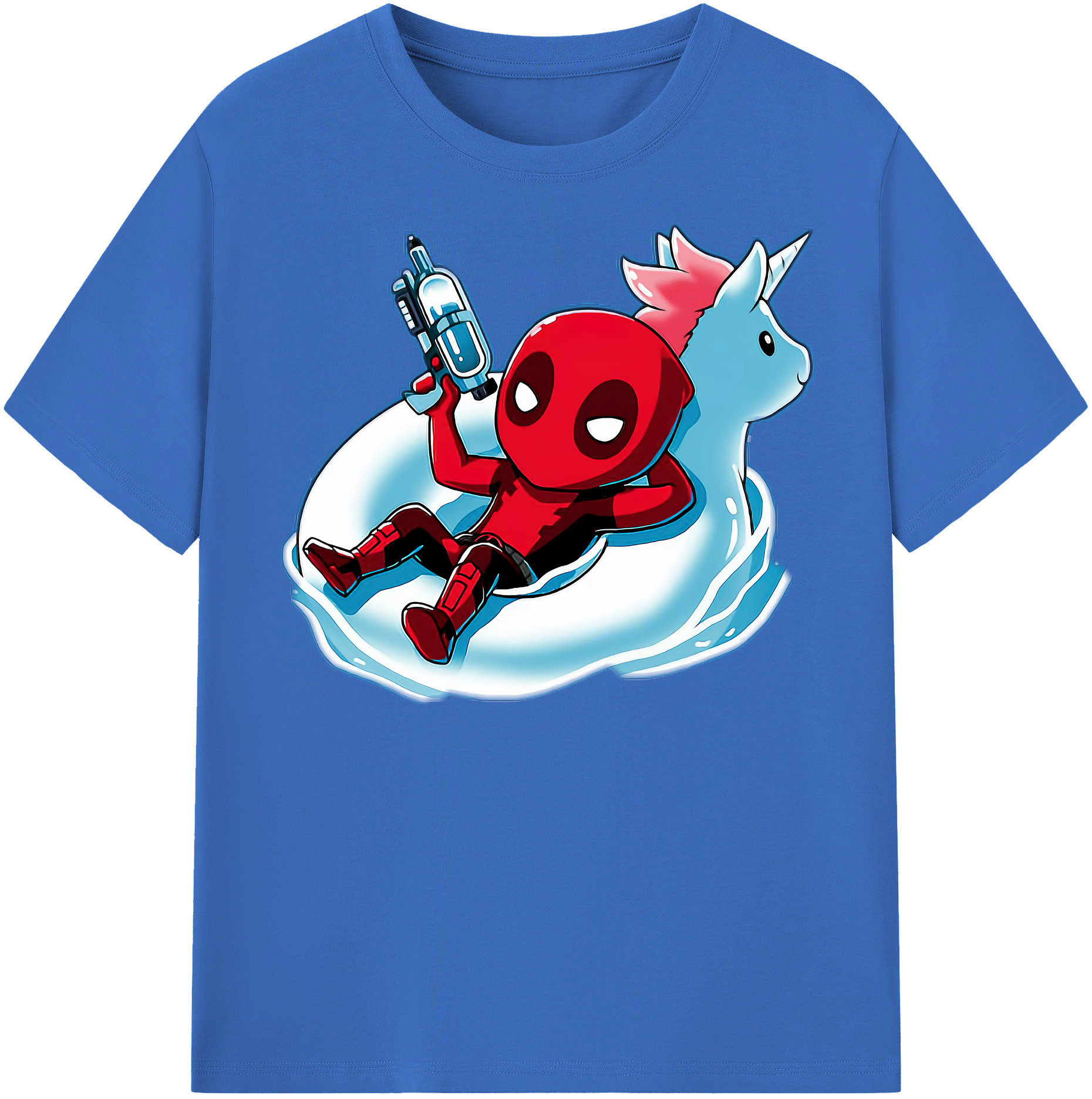 （画像用） Deadpool デッドプール 綿100％半袖Tシャツ（フロントプリント）