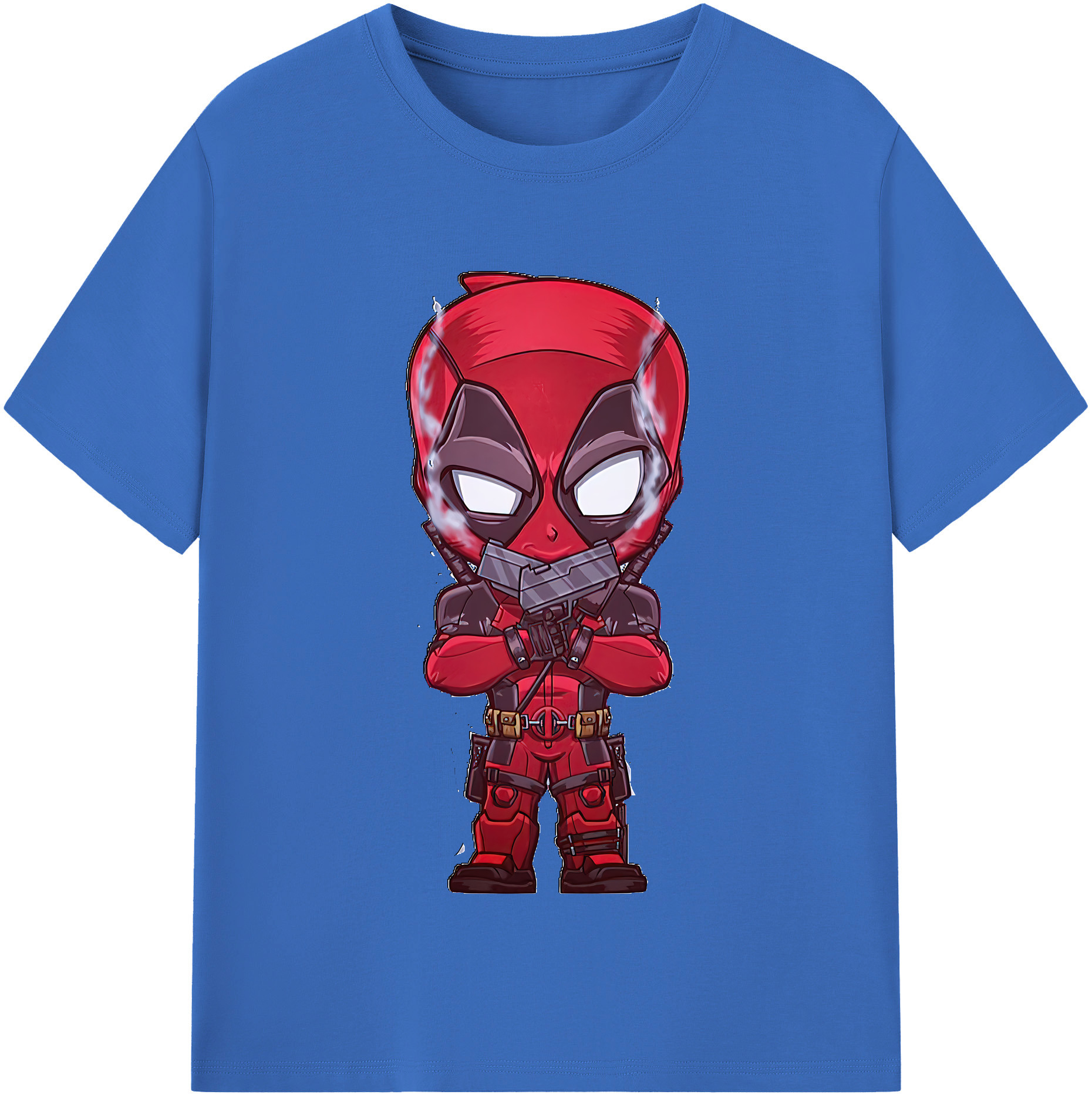 （画像用） Deadpool デッドプール 綿100％半袖Tシャツ（フロントプリント）