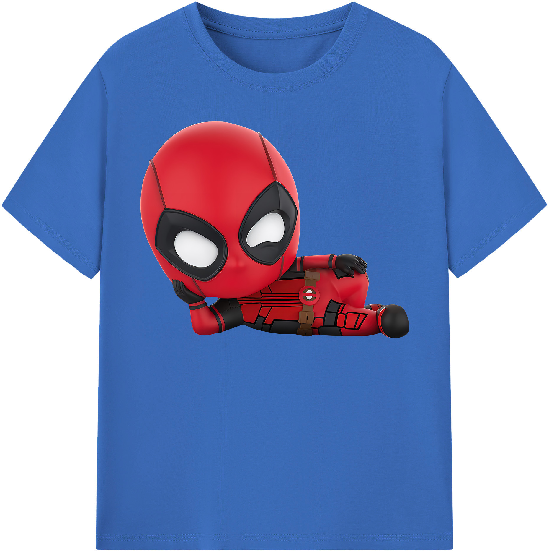 （画像用） Deadpool デッドプール 綿100％半袖Tシャツ（フロントプリント）
