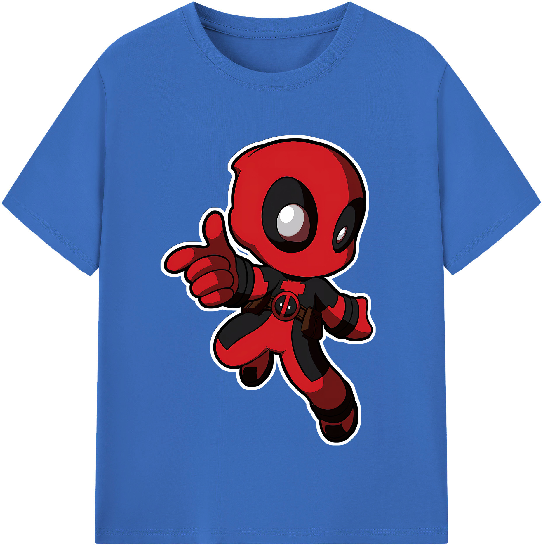 （画像用） Deadpool デッドプール 綿100％半袖Tシャツ（フロントプリント）