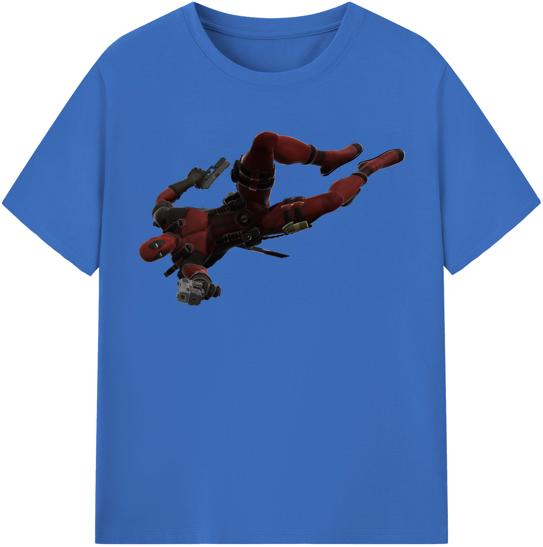（画像用） Deadpool デッドプール 綿100％半袖Tシャツ（フロントプリント）