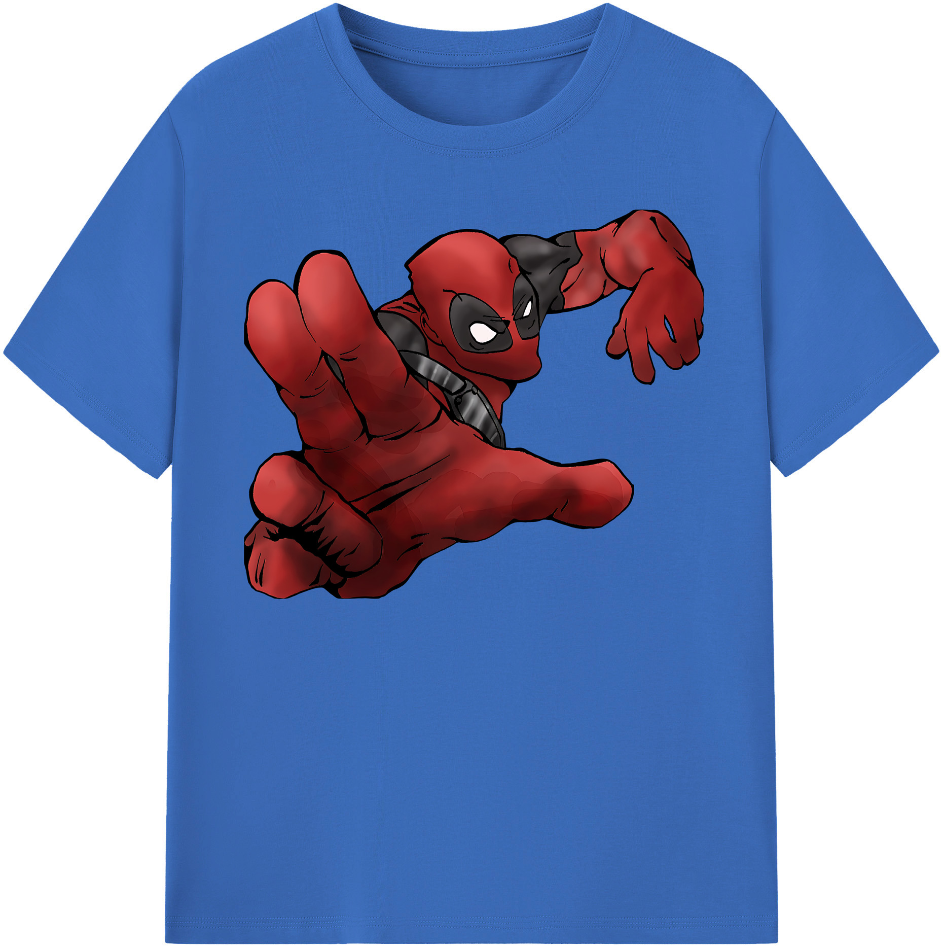 （画像用） Deadpool デッドプール 綿100％半袖Tシャツ（フロントプリント）