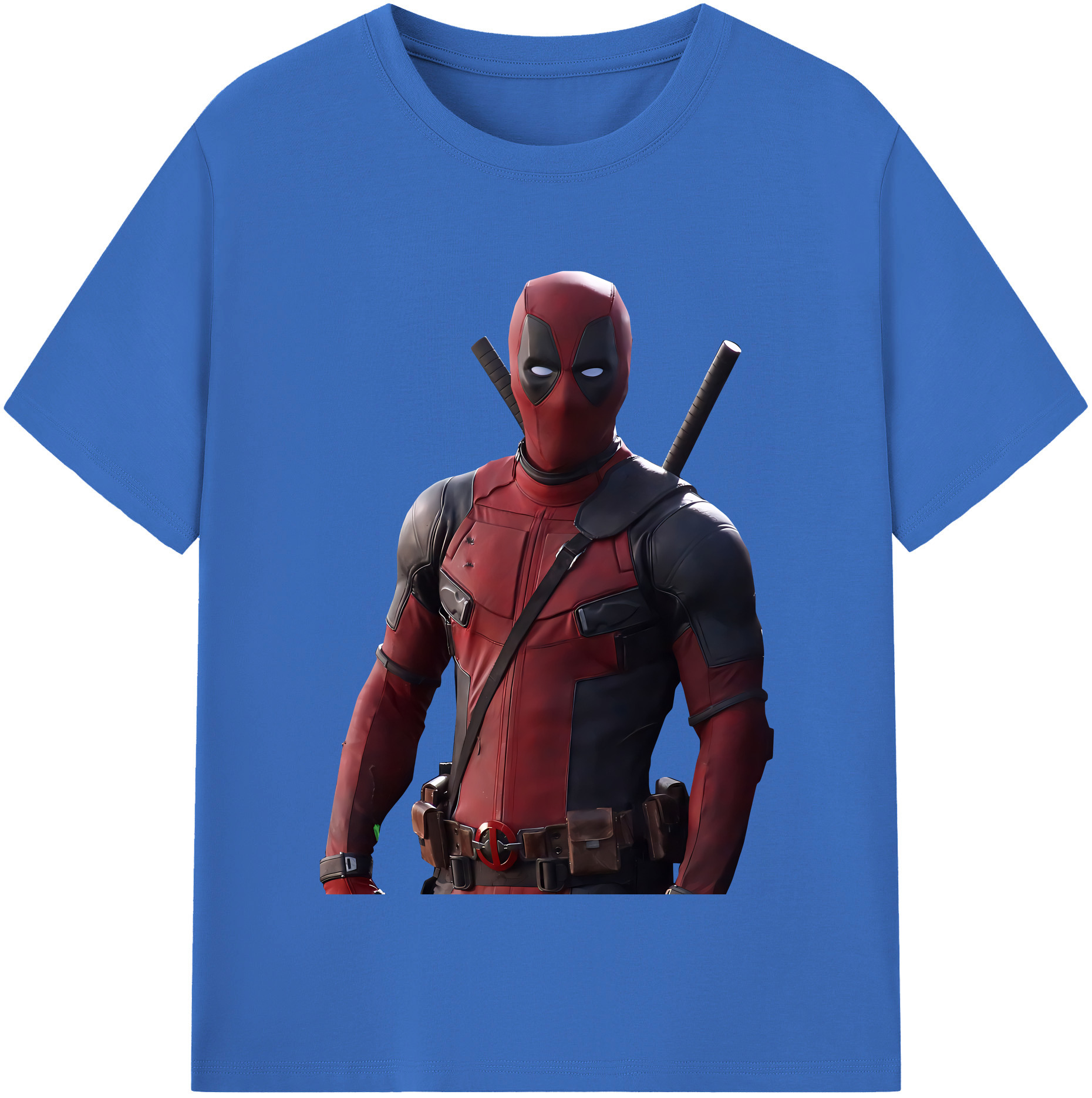 （画像用） Deadpool デッドプール 綿100％半袖Tシャツ（フロントプリント）