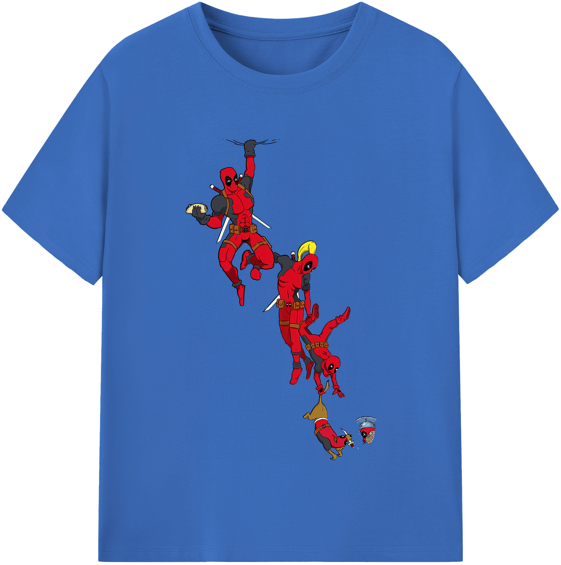 （画像用） Deadpool デッドプール 綿100％半袖Tシャツ（フロントプリント）