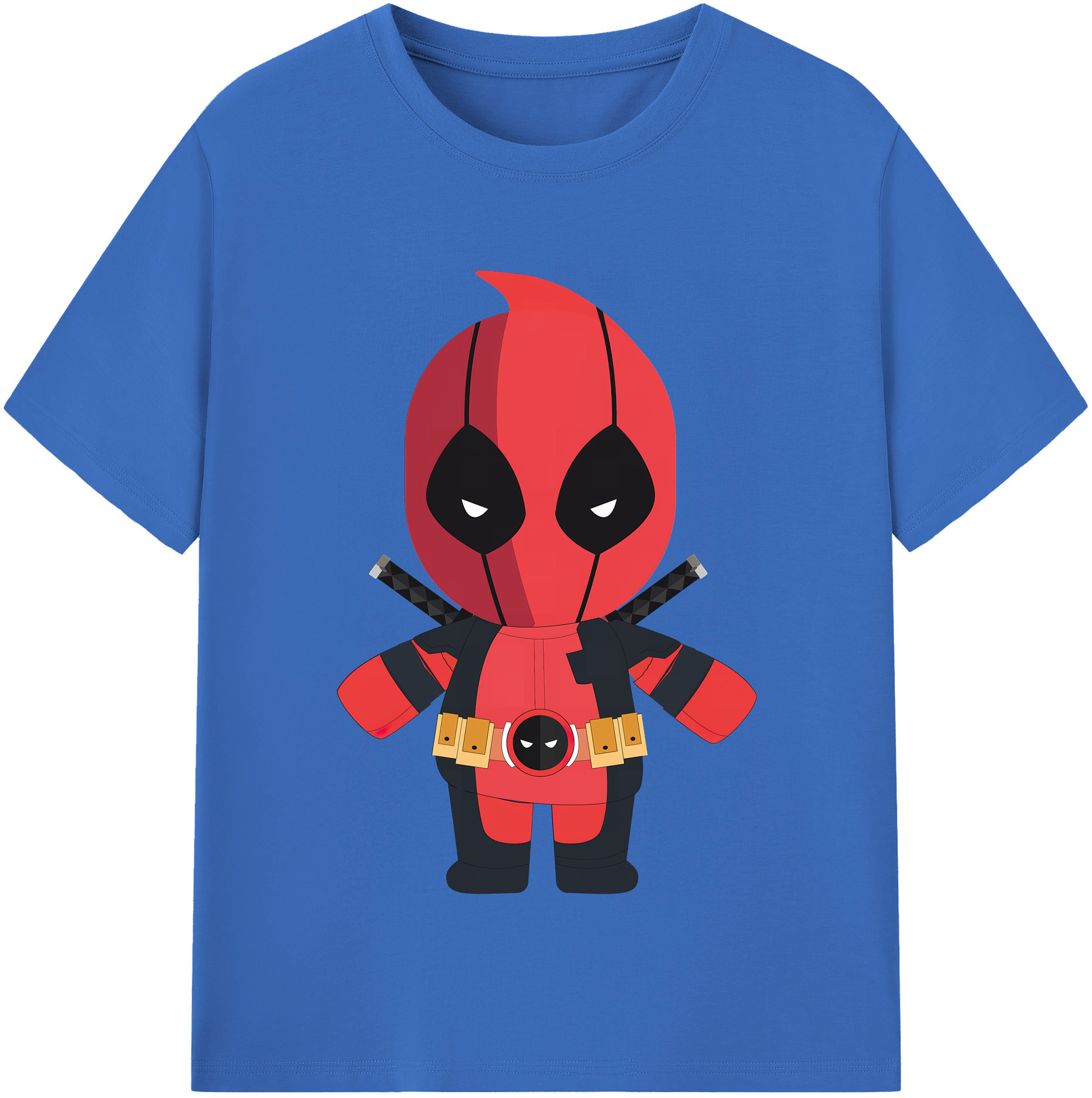 （画像用） Deadpool デッドプール 綿100％半袖Tシャツ（フロントプリント）