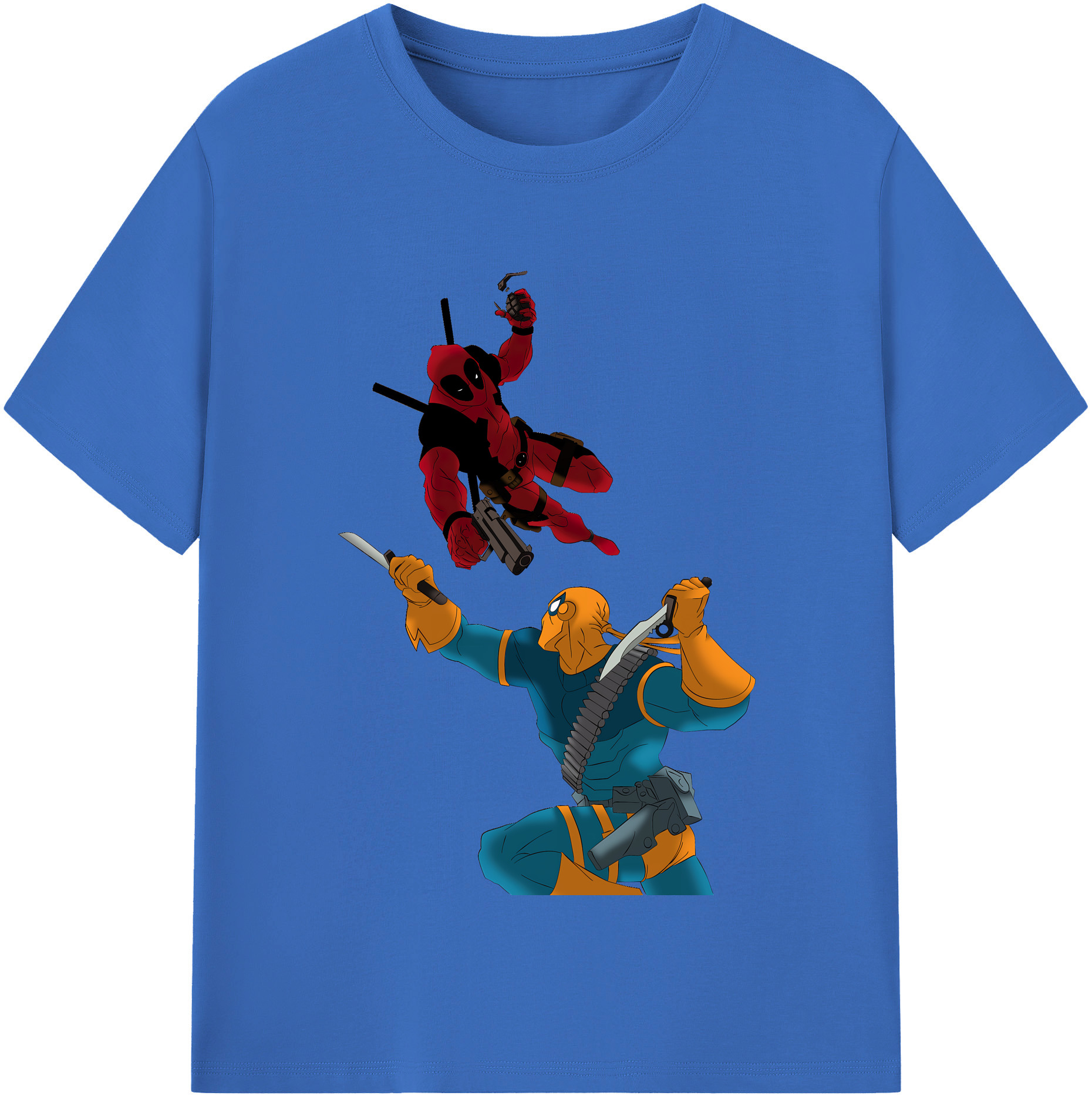 （画像用） Deadpool デッドプール 綿100％半袖Tシャツ（フロントプリント）