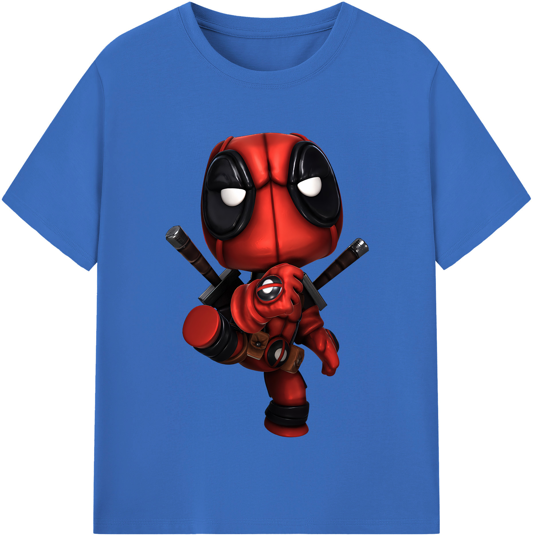 （画像用） Deadpool デッドプール 綿100％半袖Tシャツ（フロントプリント）