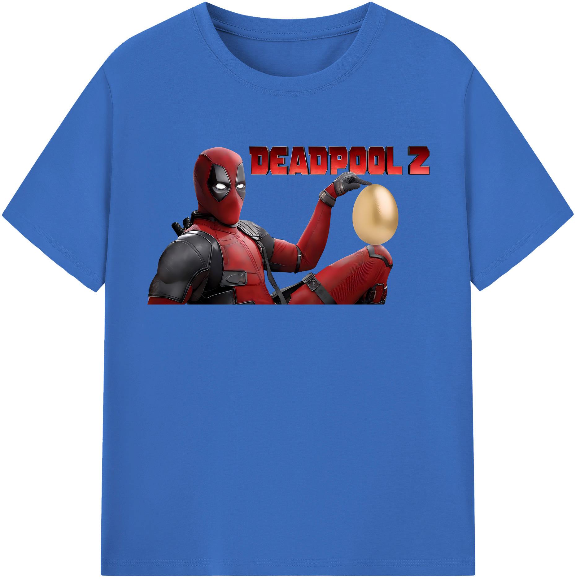 （画像用） Deadpool デッドプール 綿100％半袖Tシャツ（フロントプリント）