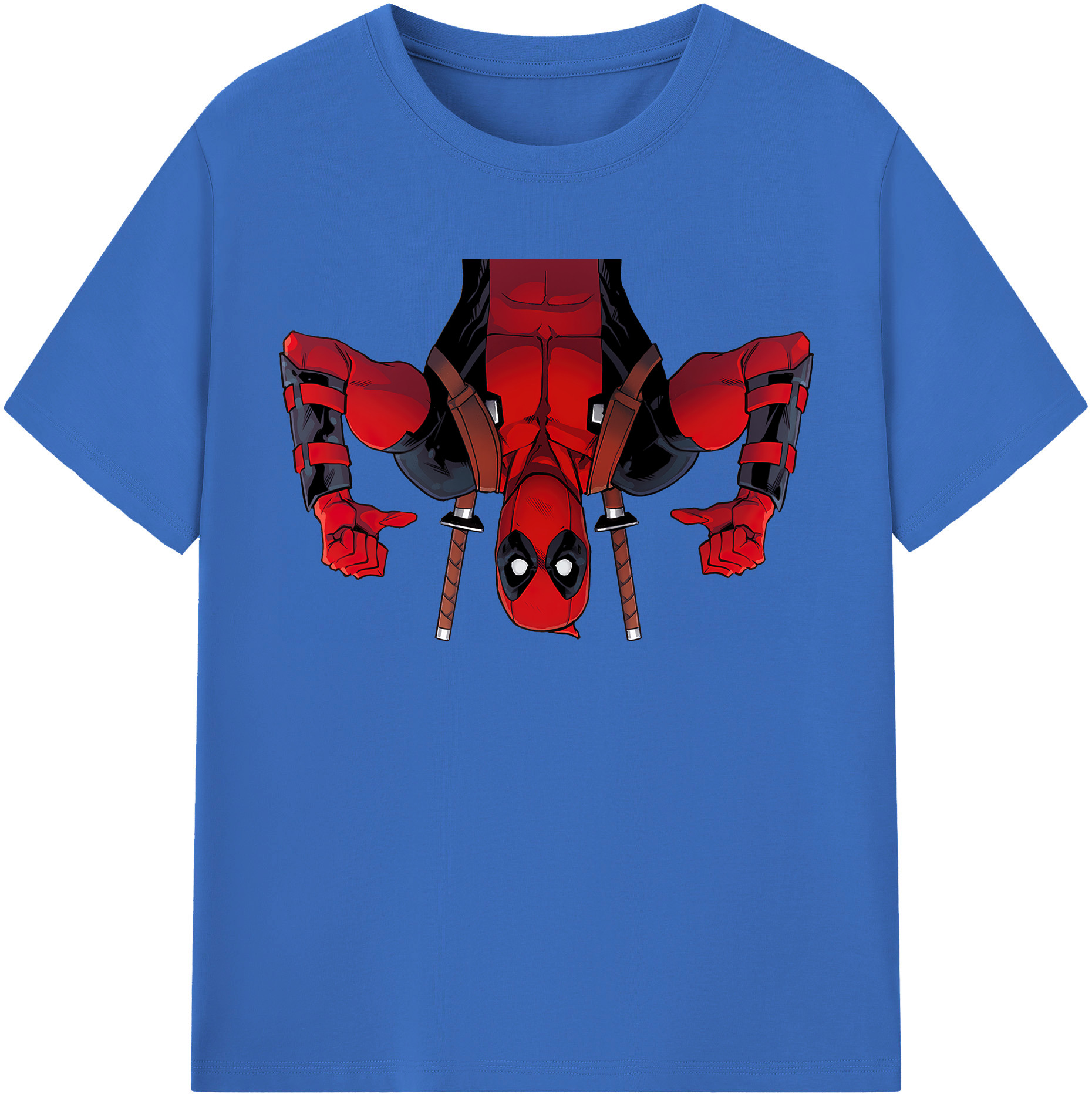 （画像用） Deadpool デッドプール 綿100％半袖Tシャツ（フロントプリント）