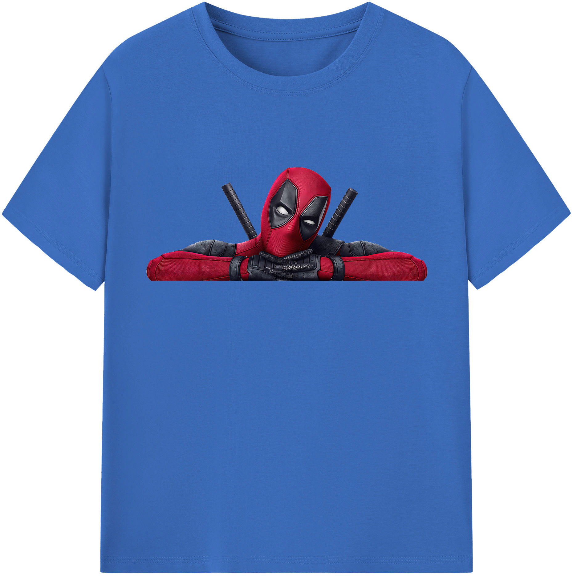 （画像用） Deadpool デッドプール 綿100％半袖Tシャツ（フロントプリント）