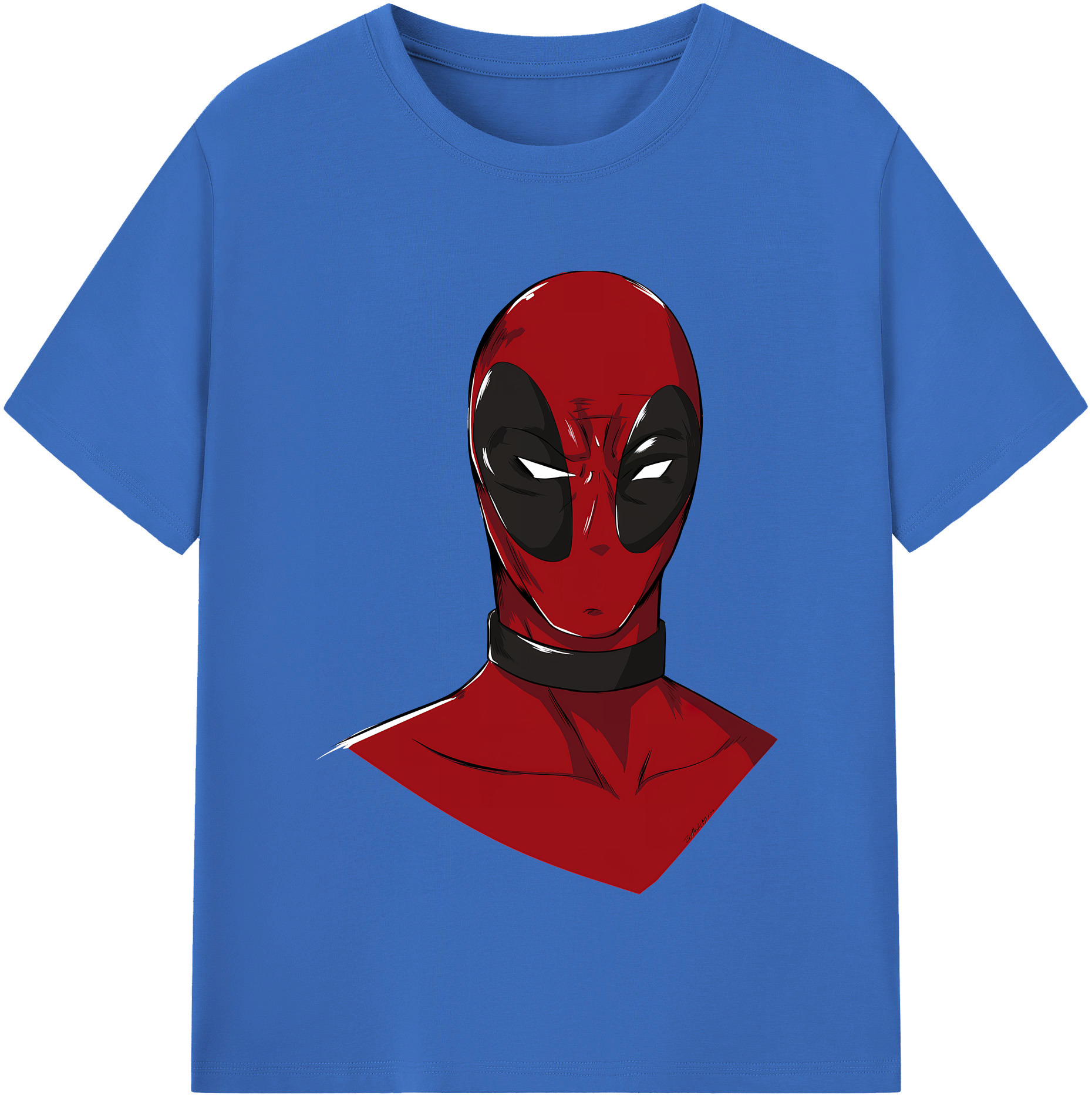 （画像用） Deadpool デッドプール 綿100％半袖Tシャツ（フロントプリント）