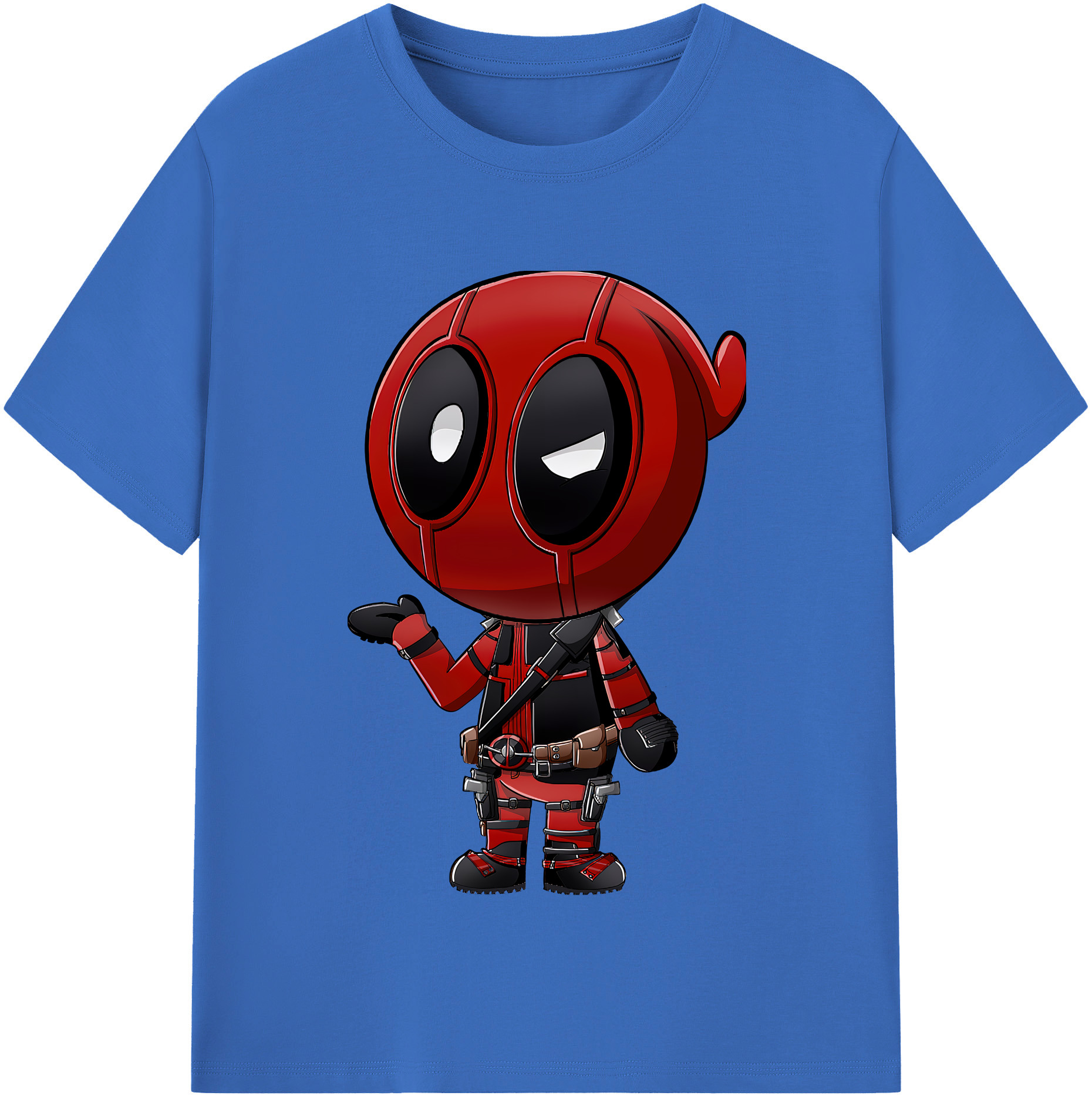 （画像用） Deadpool デッドプール 綿100％半袖Tシャツ（フロントプリント）