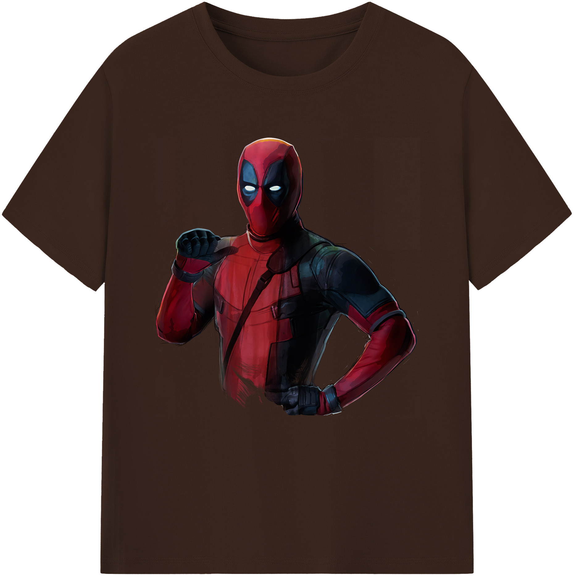 （画像用） Deadpool デッドプール 綿100％半袖Tシャツ（フロントプリント）