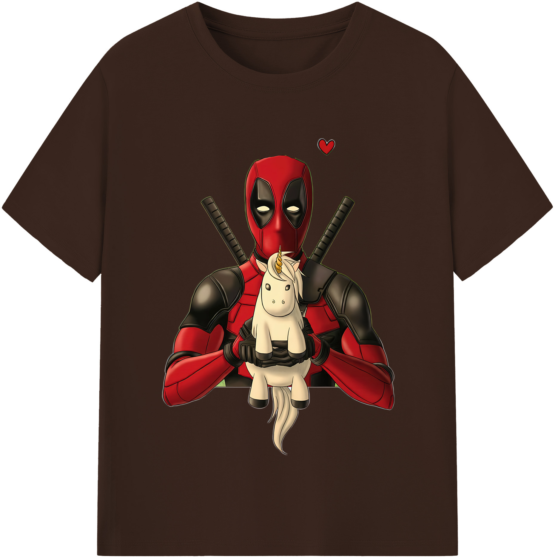 （画像用） Deadpool デッドプール 綿100％半袖Tシャツ（フロントプリント）