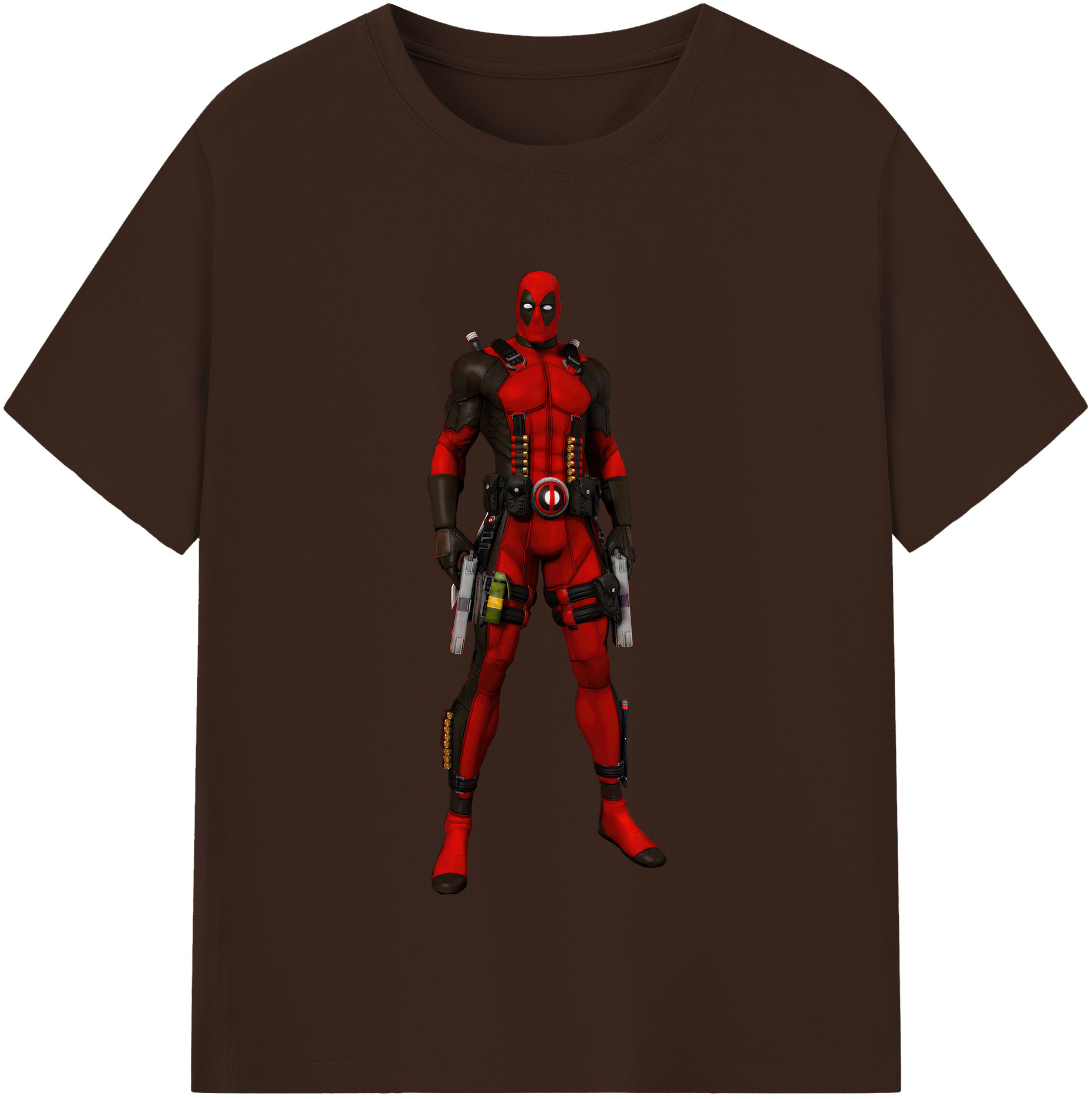 （画像用） Deadpool デッドプール 綿100％半袖Tシャツ（フロントプリント）