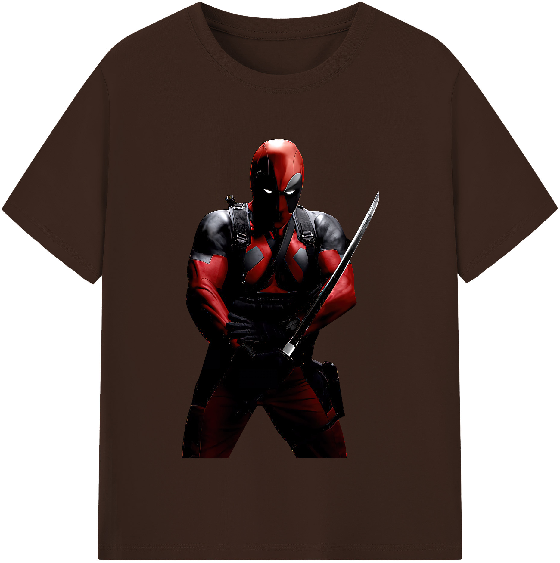 （画像用） Deadpool デッドプール 綿100％半袖Tシャツ（フロントプリント）