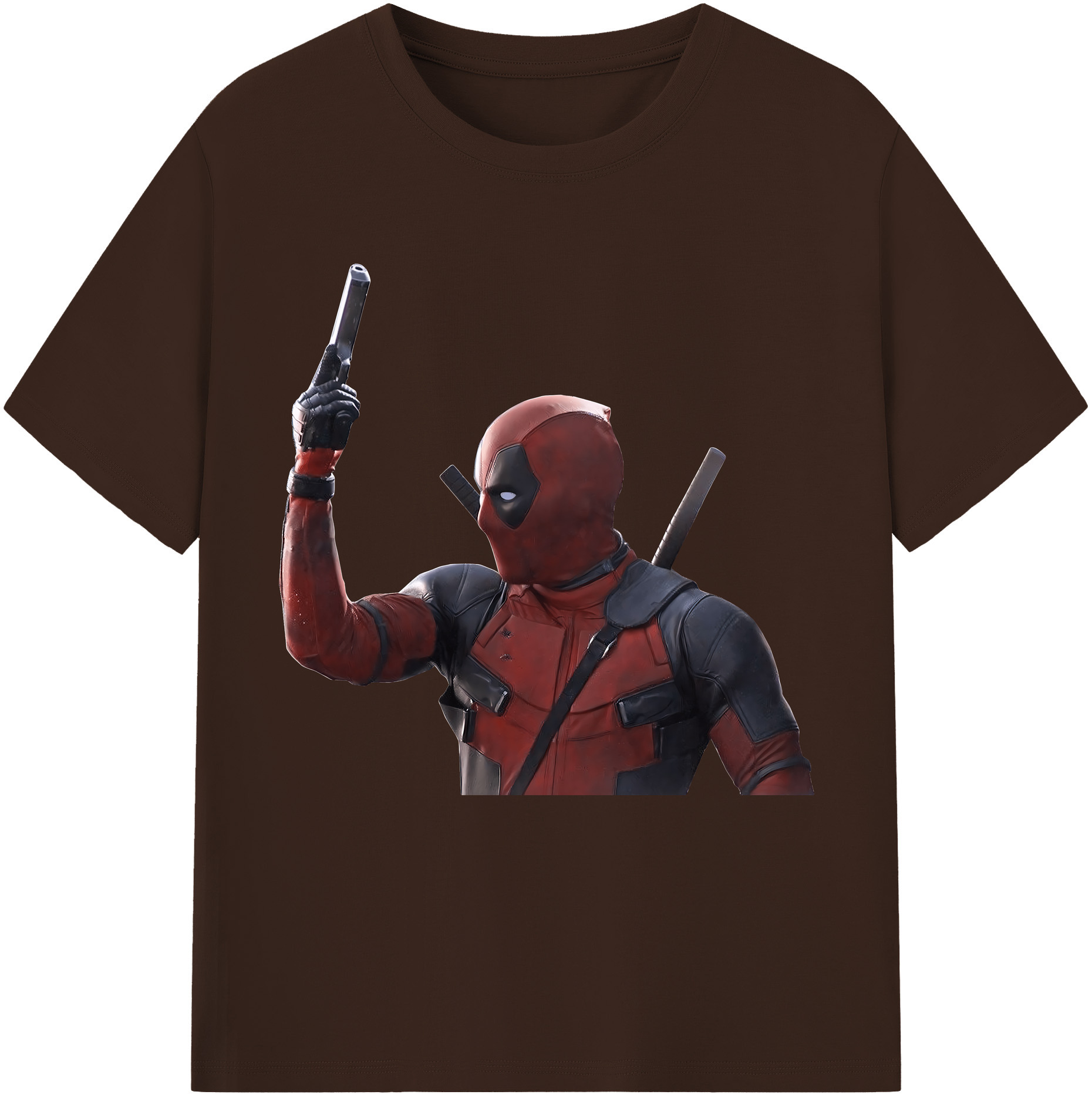 （画像用） Deadpool デッドプール 綿100％半袖Tシャツ（フロントプリント）