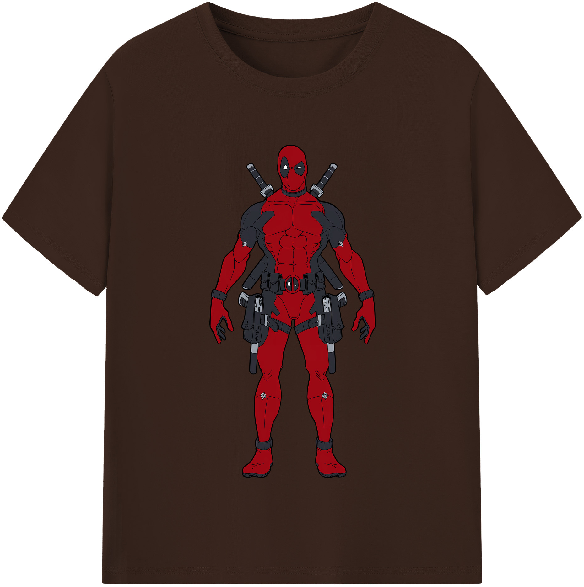 （画像用） Deadpool デッドプール 綿100％半袖Tシャツ（フロントプリント）