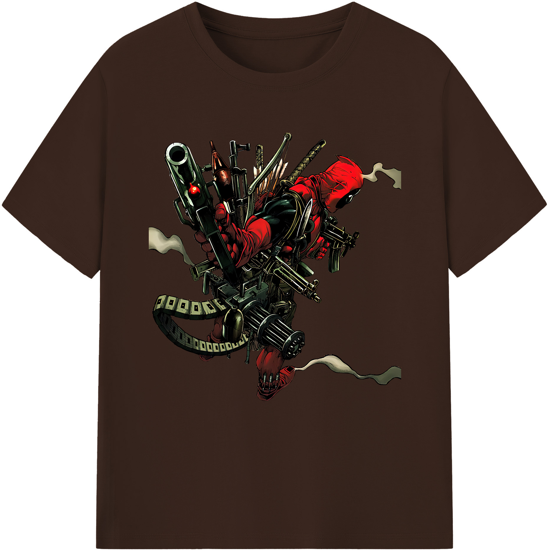 （画像用） Deadpool デッドプール 綿100％半袖Tシャツ（フロントプリント）