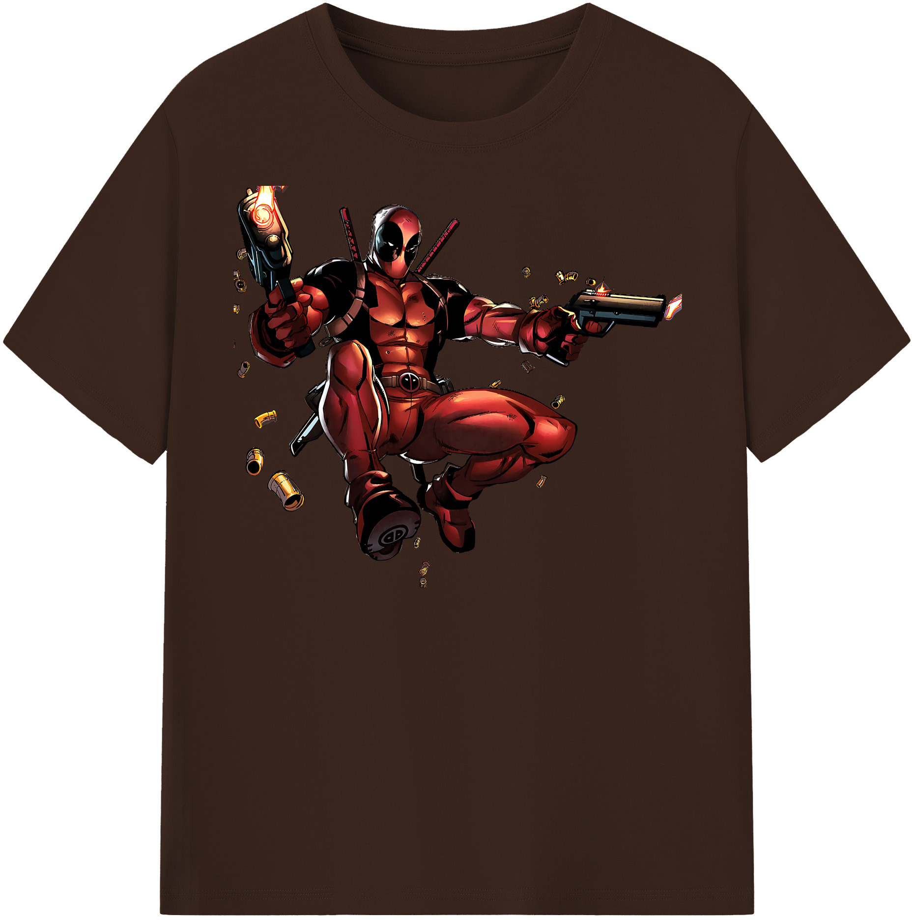 （画像用） Deadpool デッドプール 綿100％半袖Tシャツ（フロントプリント）