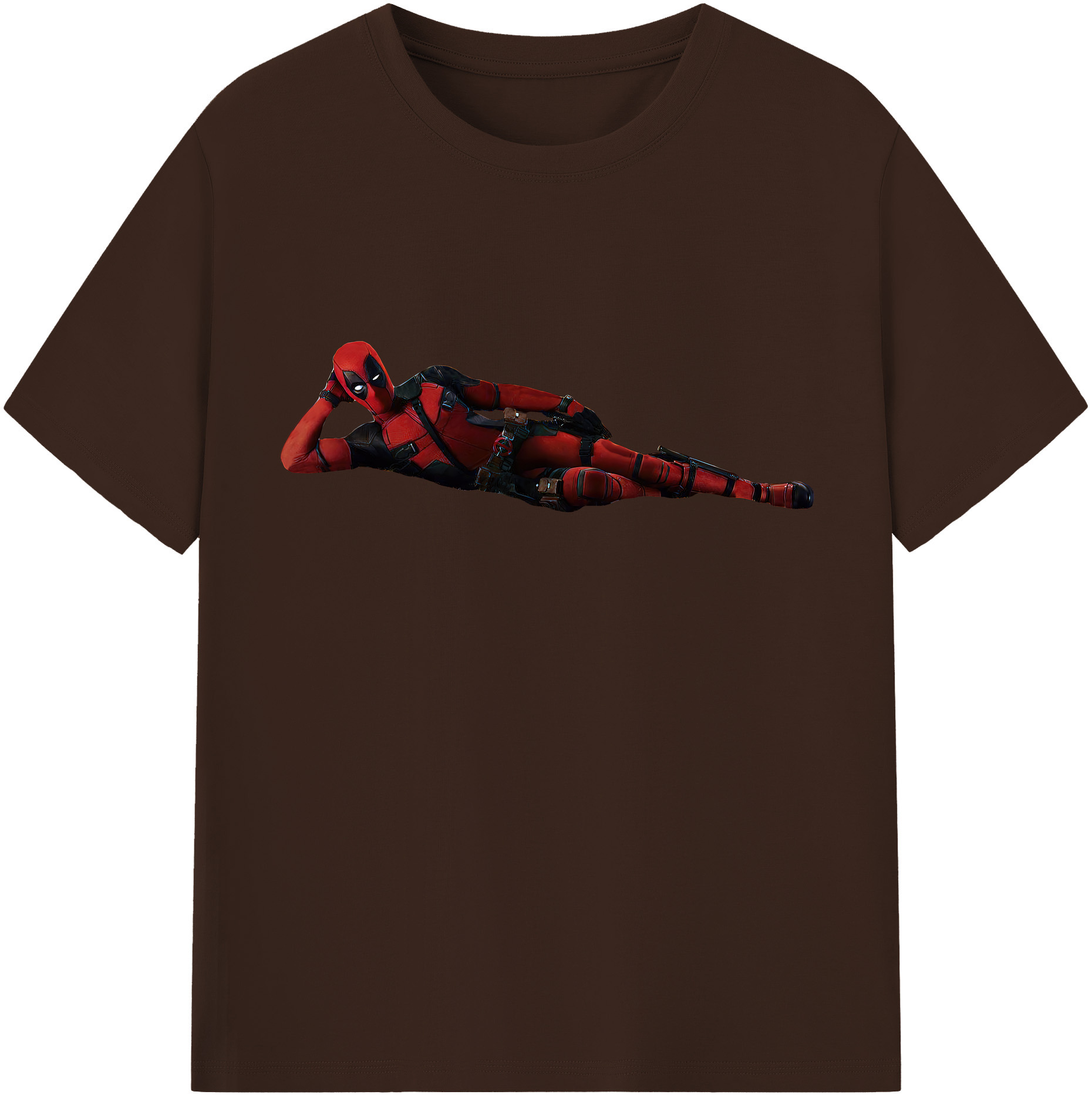 （画像用） Deadpool デッドプール 綿100％半袖Tシャツ（フロントプリント）