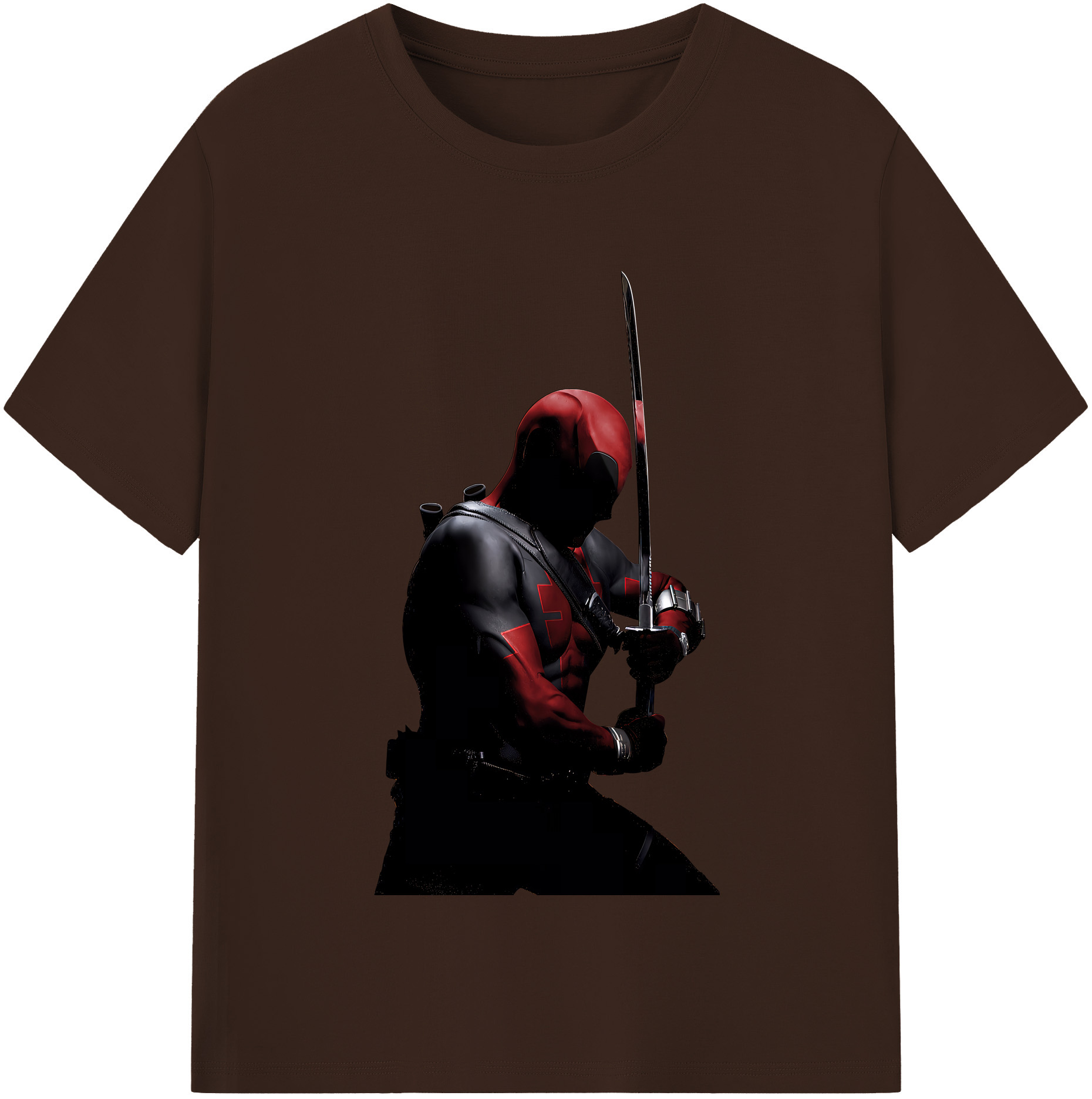 （画像用） Deadpool デッドプール 綿100％半袖Tシャツ（フロントプリント）