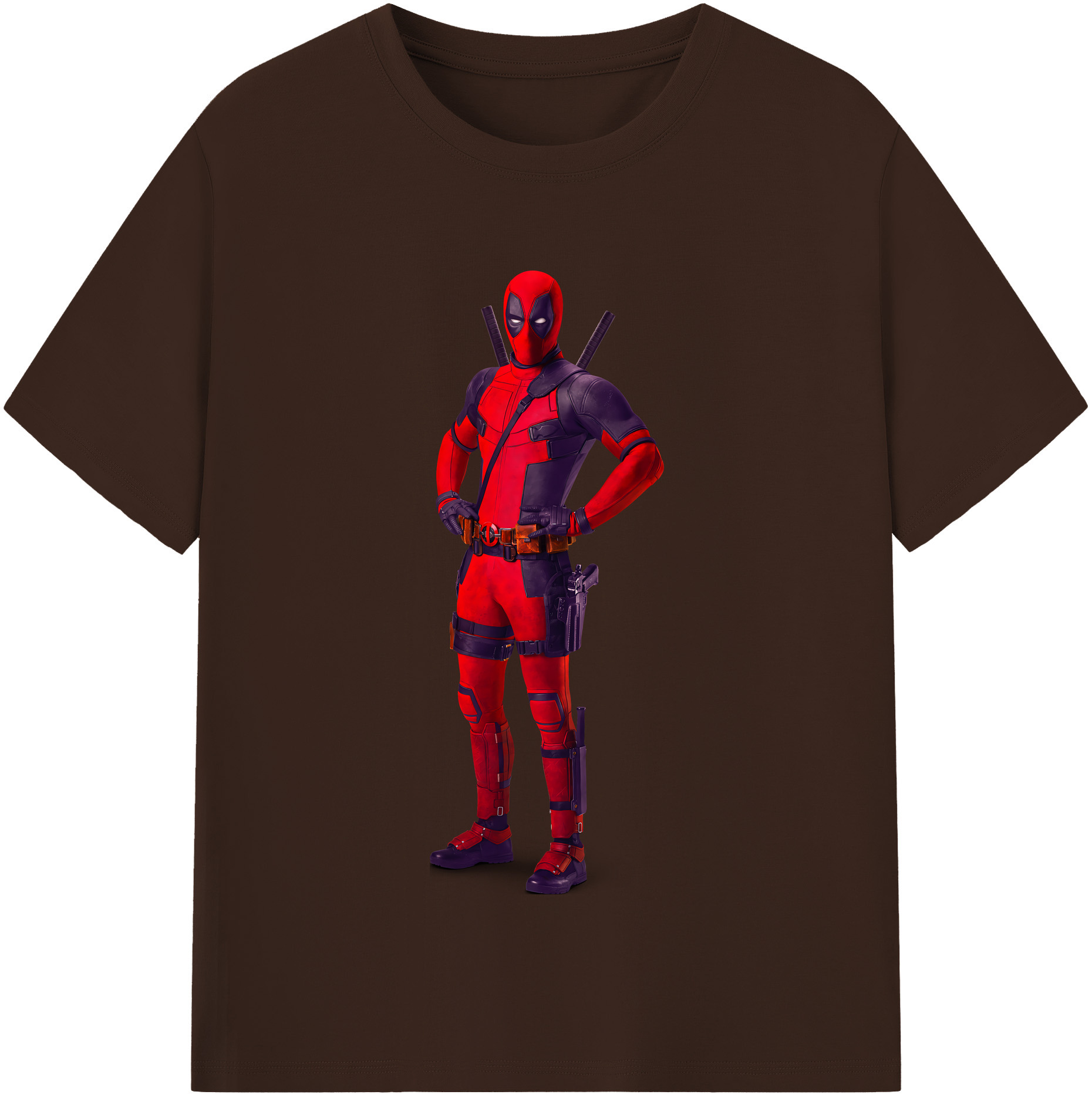 （画像用） Deadpool デッドプール 綿100％半袖Tシャツ（フロントプリント）
