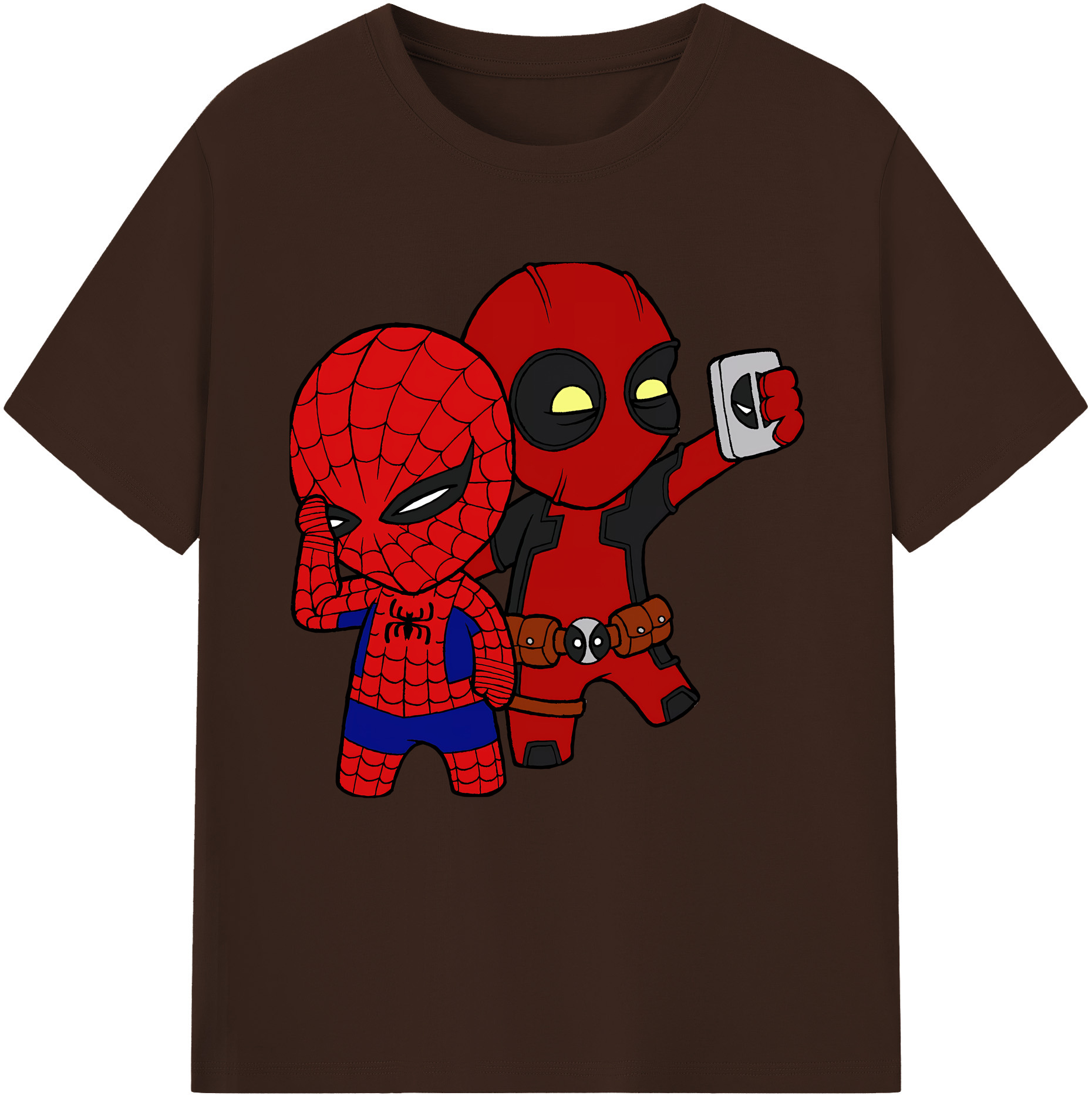 （画像用） Deadpool デッドプール 綿100％半袖Tシャツ（フロントプリント）