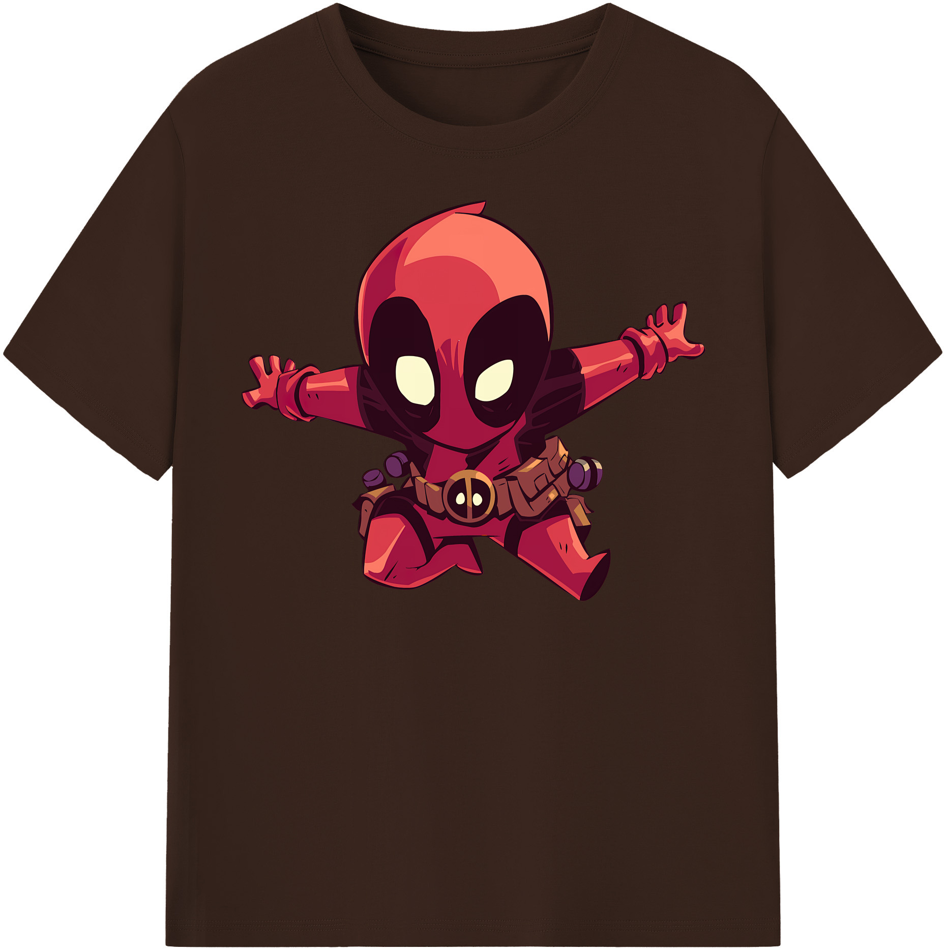 （画像用） Deadpool デッドプール 綿100％半袖Tシャツ（フロントプリント）