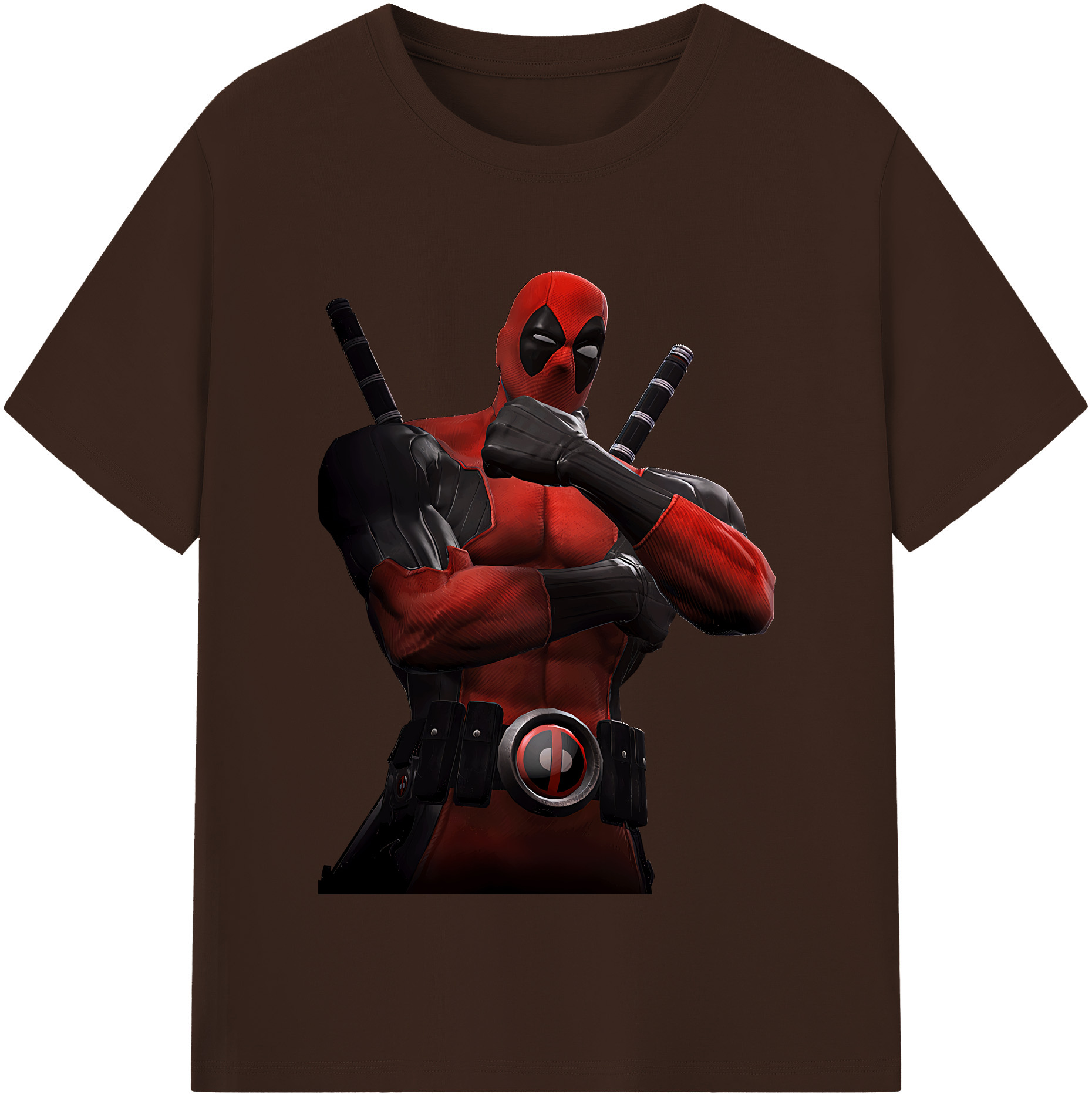 （画像用） Deadpool デッドプール 綿100％半袖Tシャツ（フロントプリント）