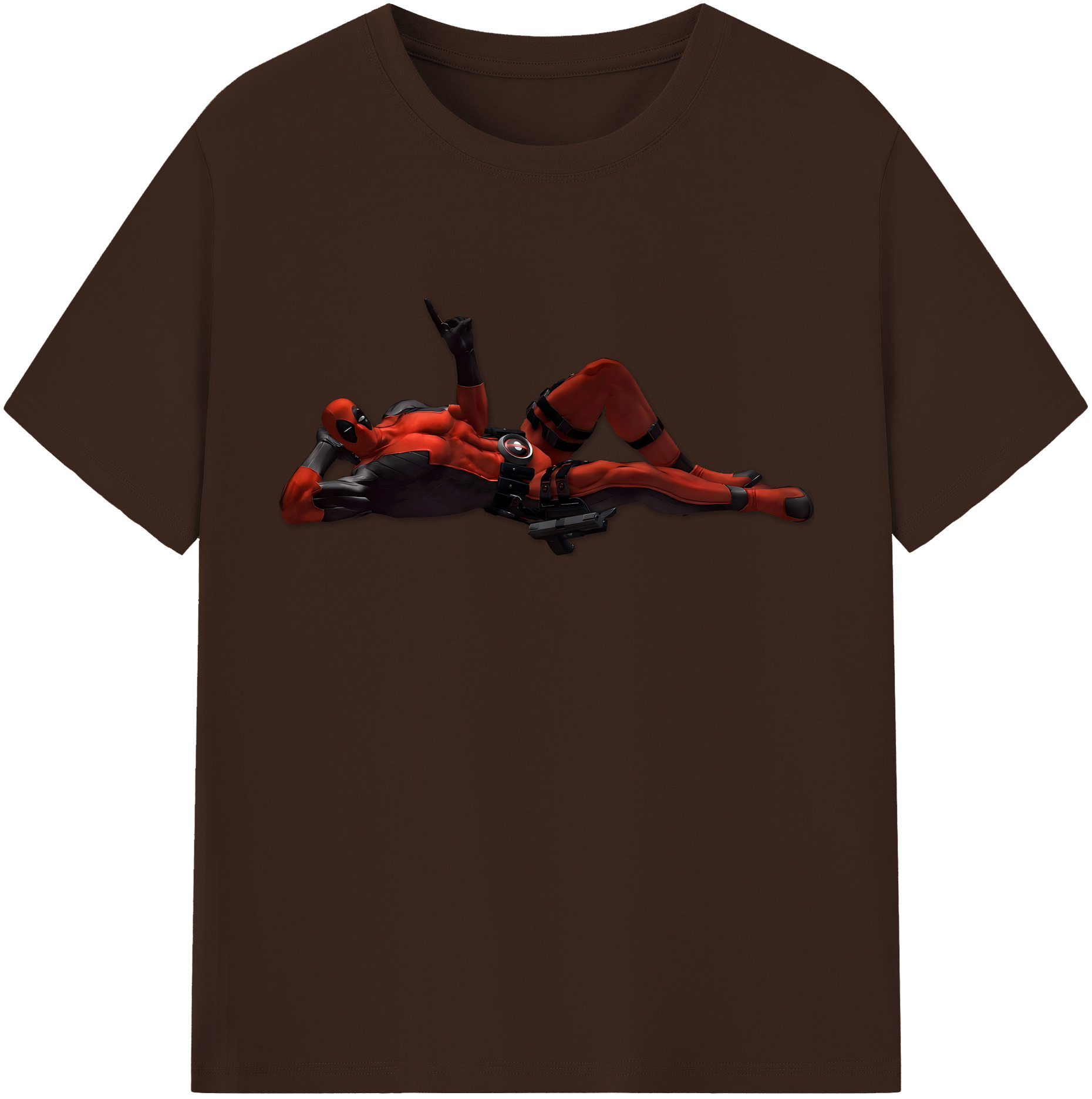 （画像用） Deadpool デッドプール 綿100％半袖Tシャツ（フロントプリント）