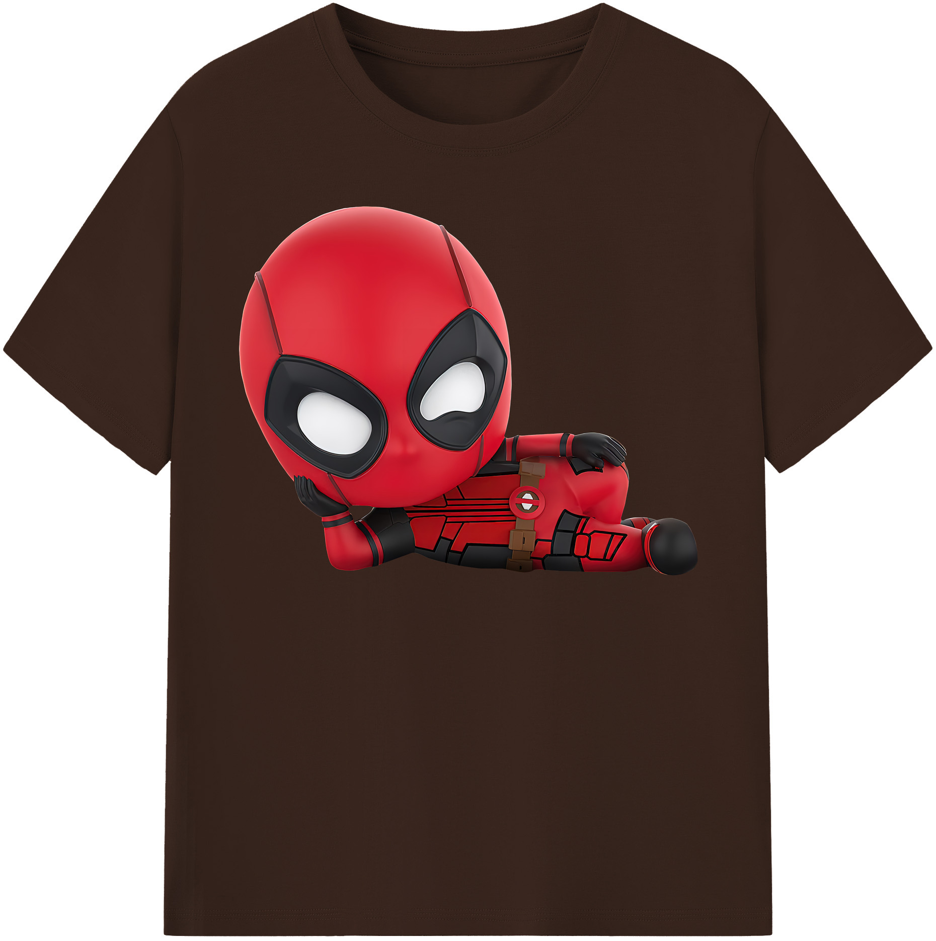 （画像用） Deadpool デッドプール 綿100％半袖Tシャツ（フロントプリント）
