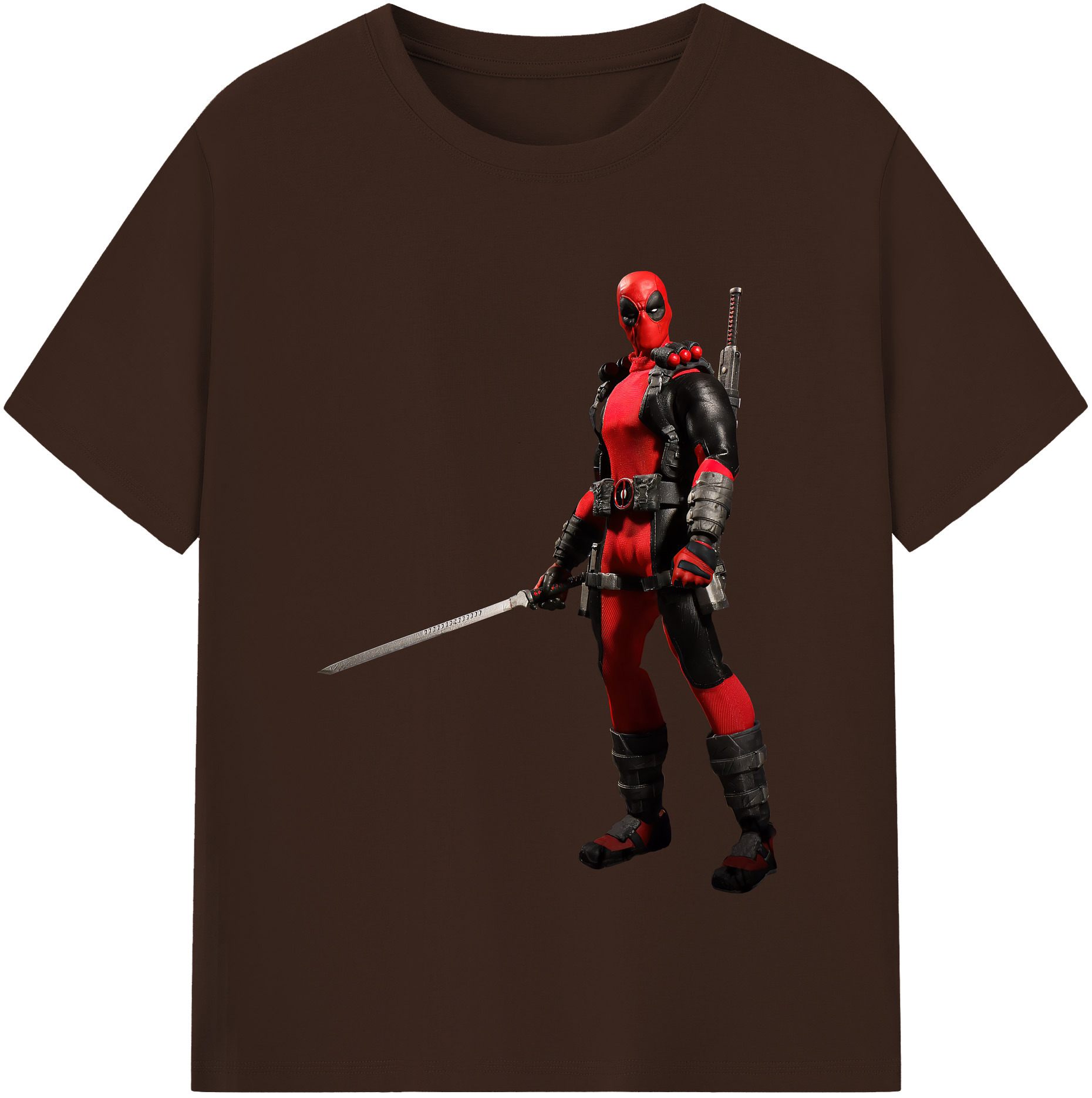 （画像用） Deadpool デッドプール 綿100％半袖Tシャツ（フロントプリント）