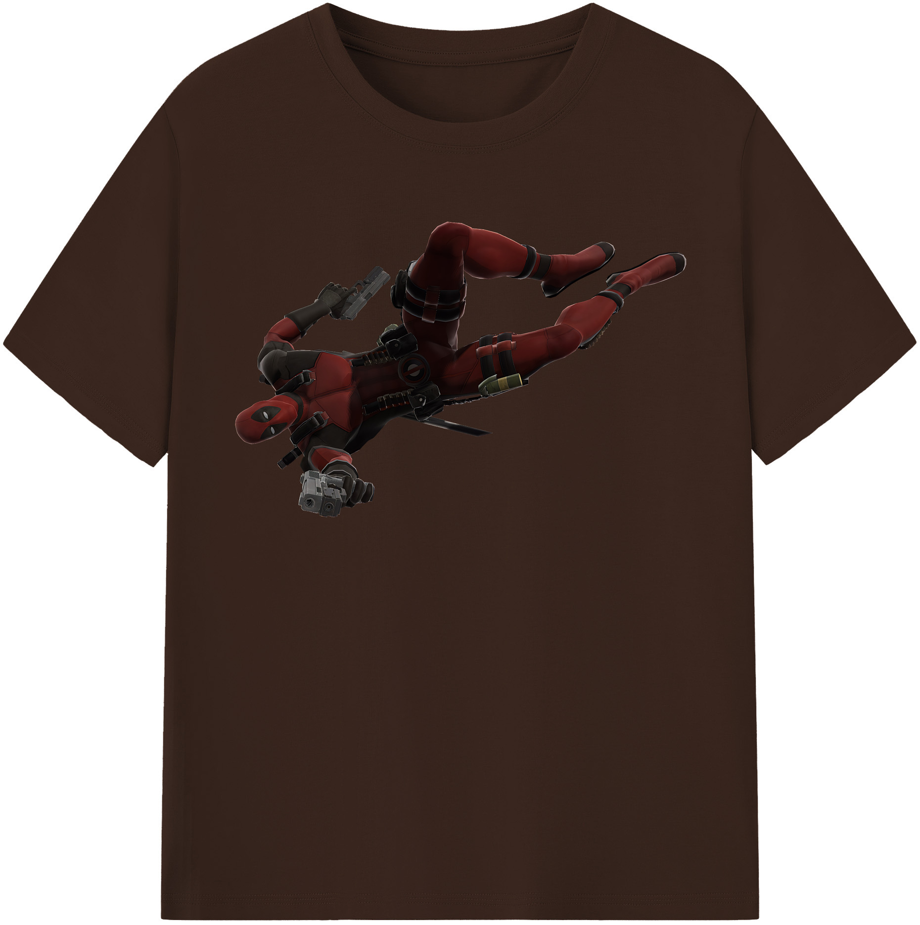 （画像用） Deadpool デッドプール 綿100％半袖Tシャツ（フロントプリント）