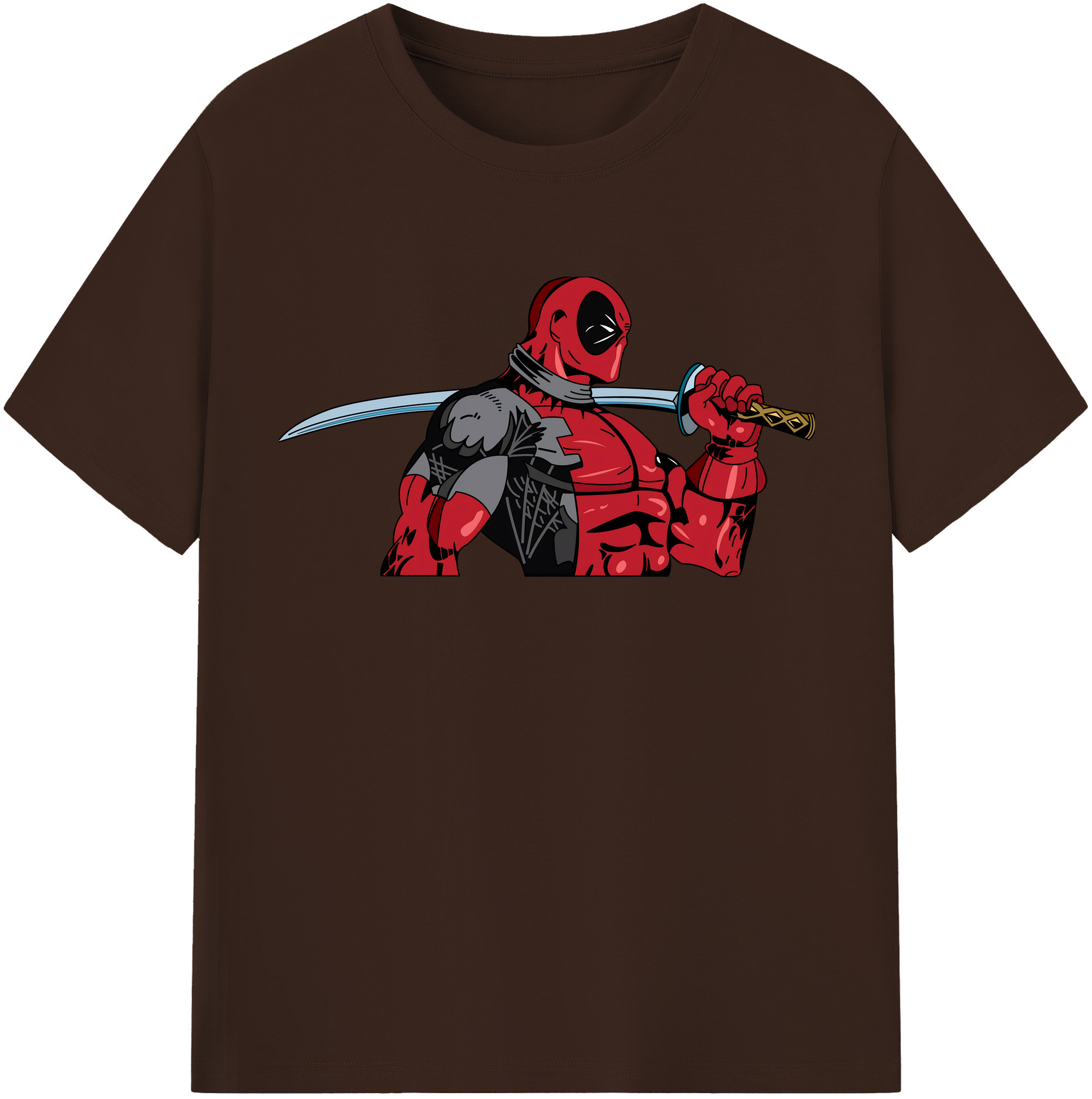（画像用） Deadpool デッドプール 綿100％半袖Tシャツ（フロントプリント）