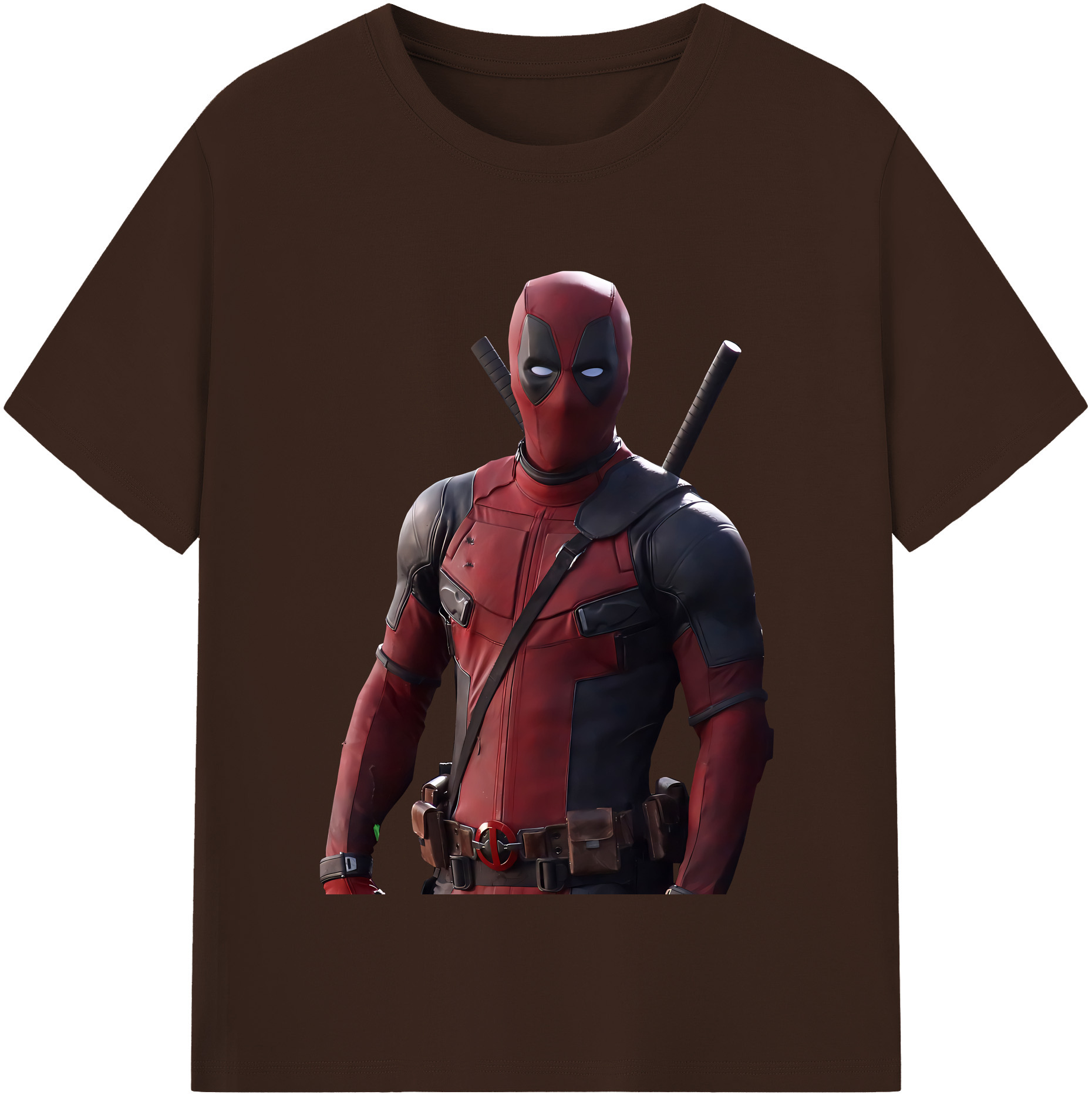 （画像用） Deadpool デッドプール 綿100％半袖Tシャツ（フロントプリント）