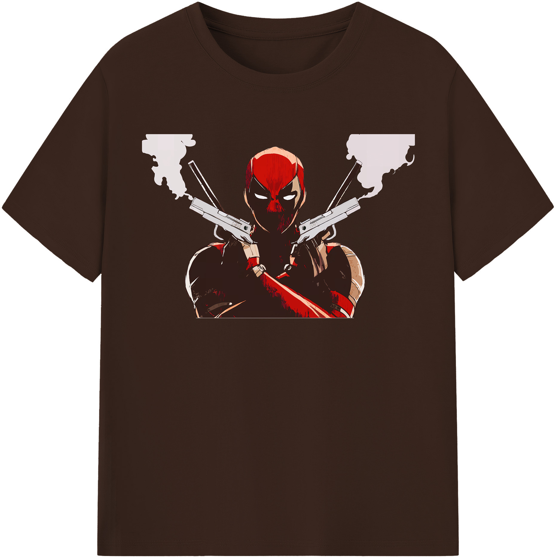 （画像用） Deadpool デッドプール 綿100％半袖Tシャツ（フロントプリント）