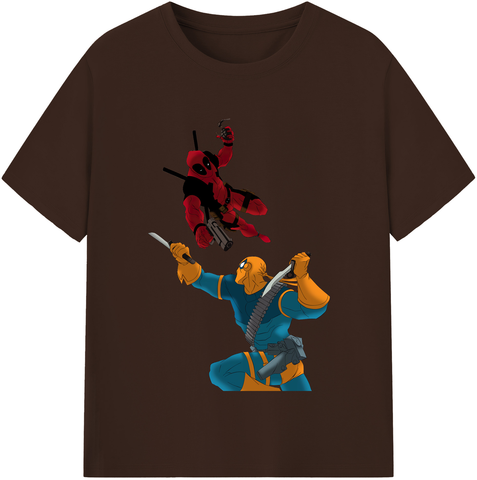 （画像用） Deadpool デッドプール 綿100％半袖Tシャツ（フロントプリント）